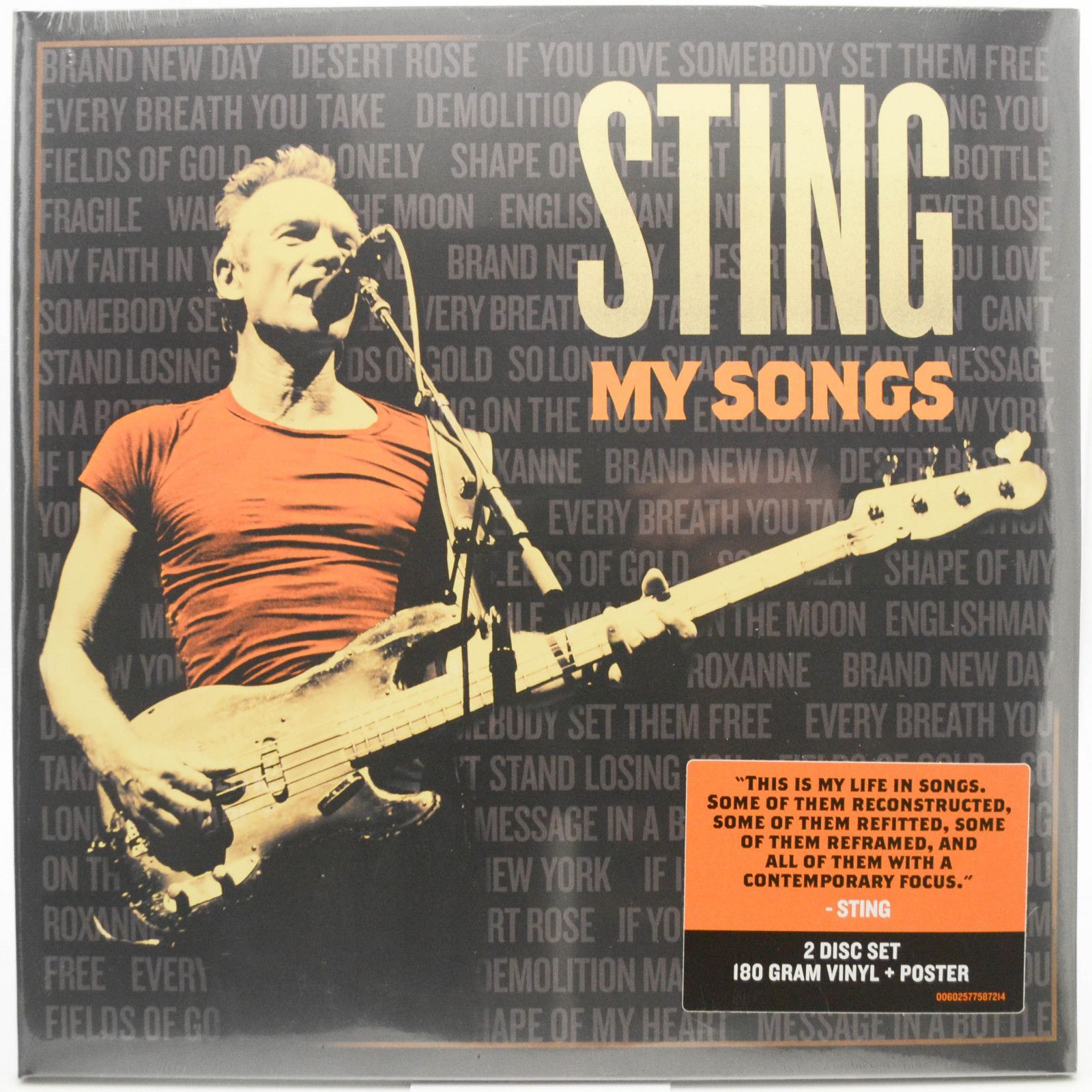 Sting — My Songs (2LP), 2019