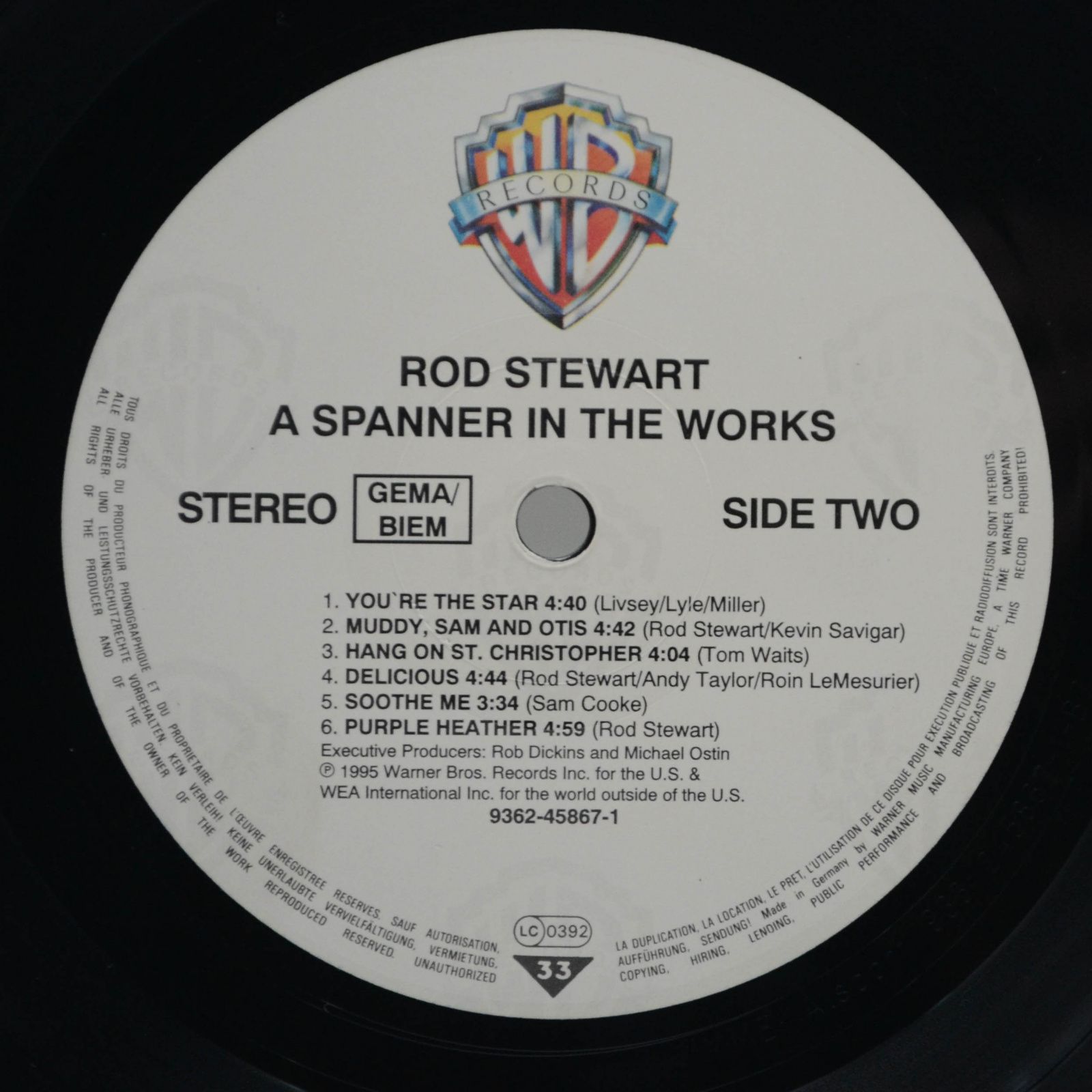 Rod Stewart — A Spanner In The Works, 1995