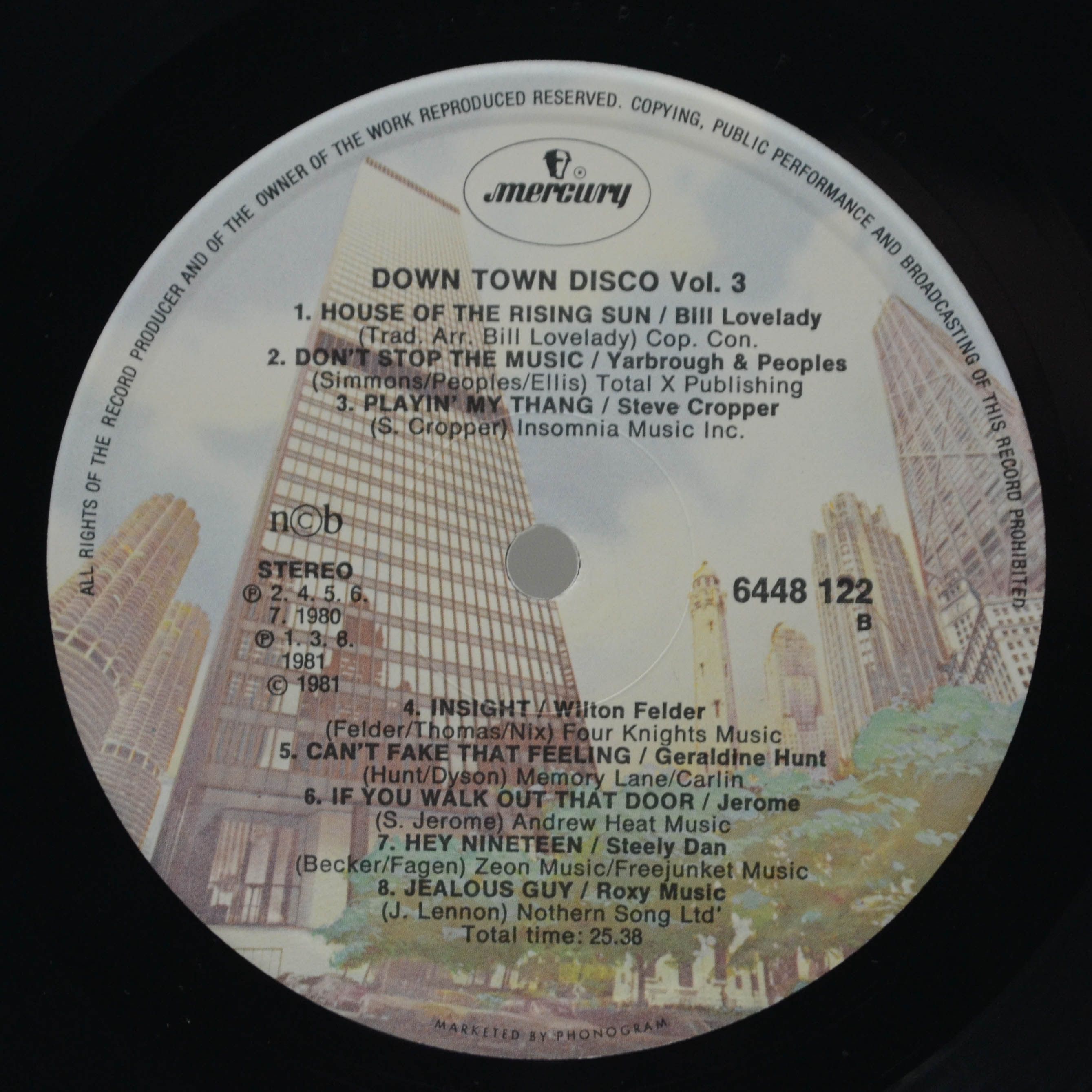 Various — Down Town Disco Vol. 3, 1981