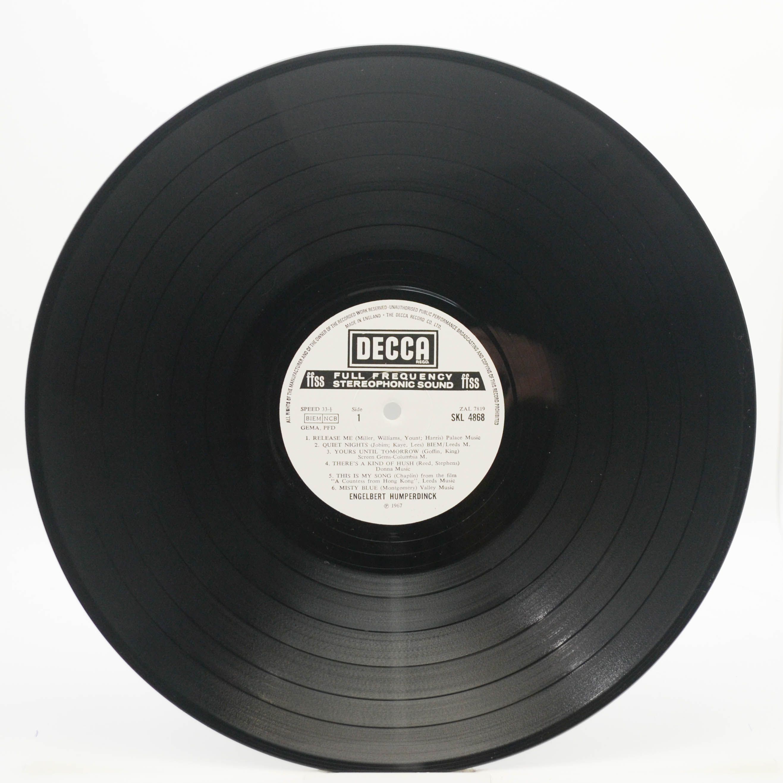 Engelbert Humperdinck — Release Me (UK), 1967
