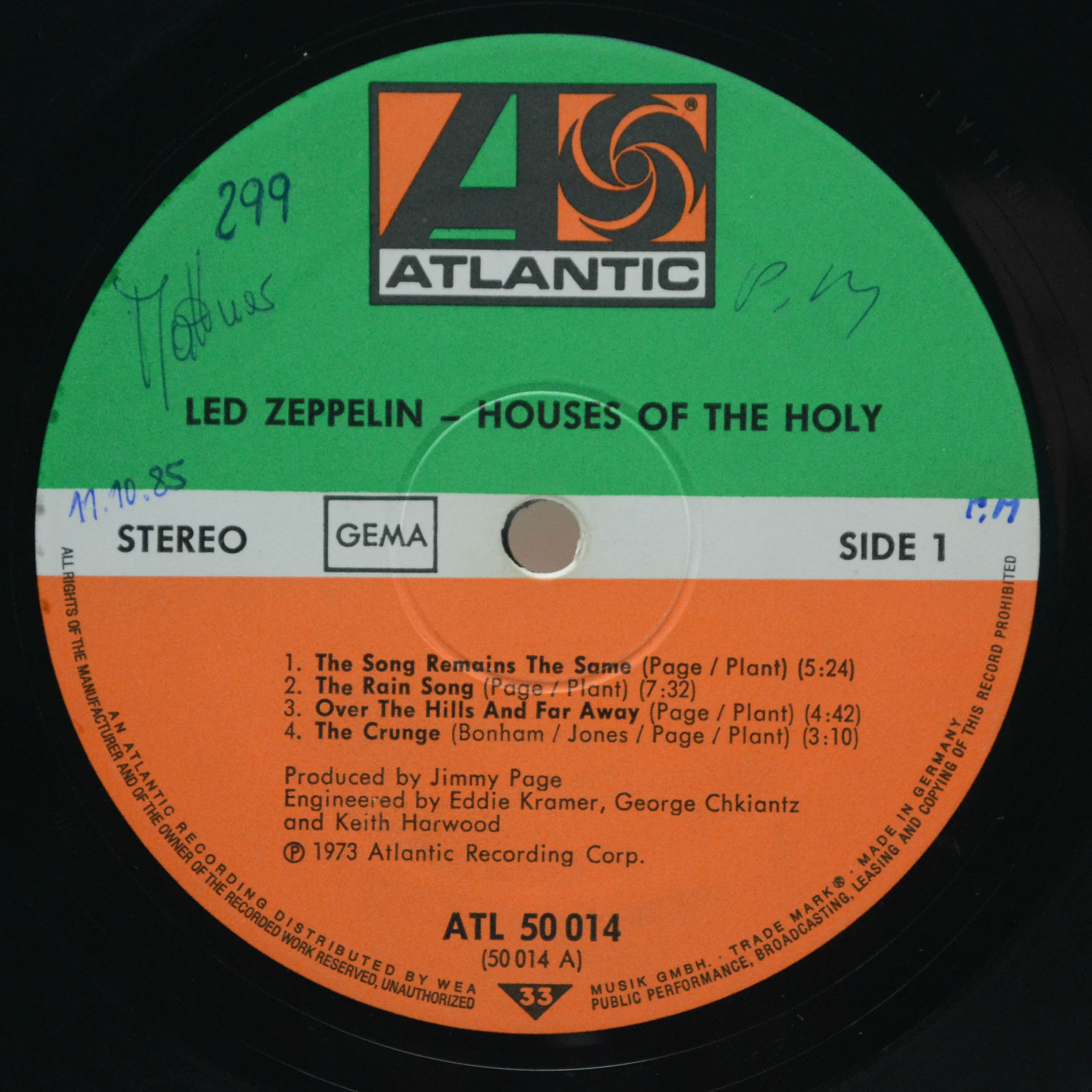 Led Zeppelin — Houses Of The Holy, 1973