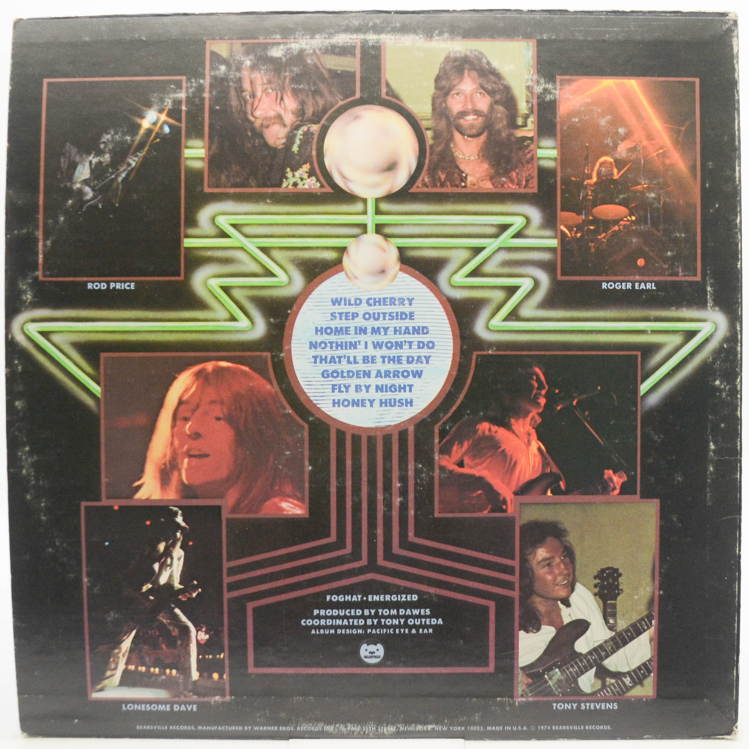 Foghat — Energized (USA), 1974