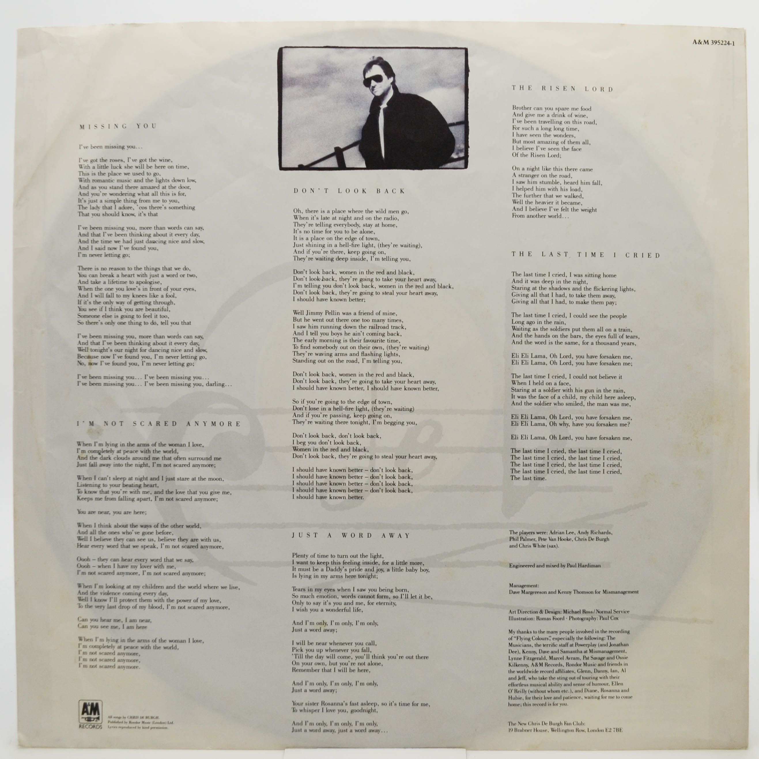 Chris de Burgh — Flying Colours, 1988