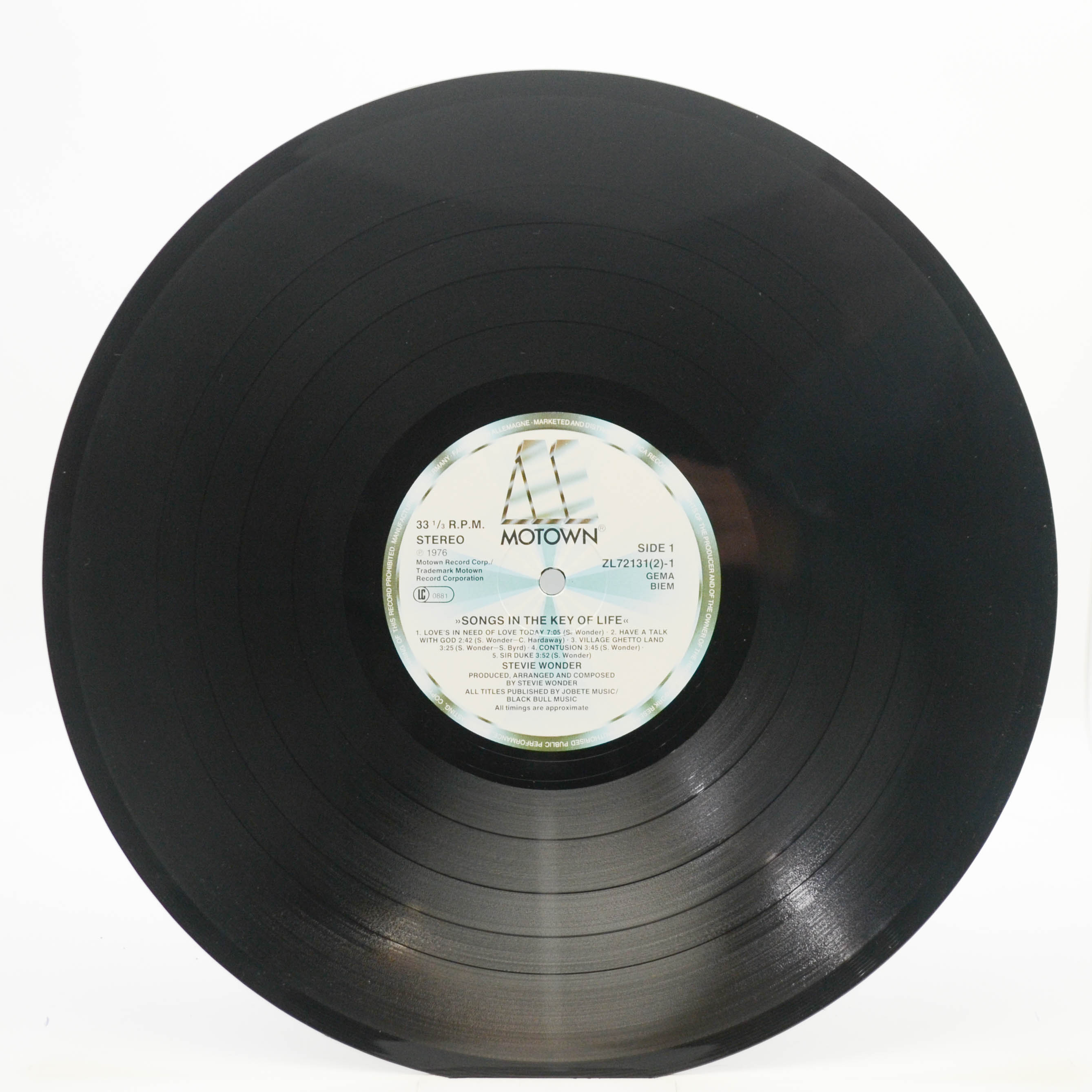 Stevie Wonder — Songs In The Key Of Life (2LP+7", booklet), 1976