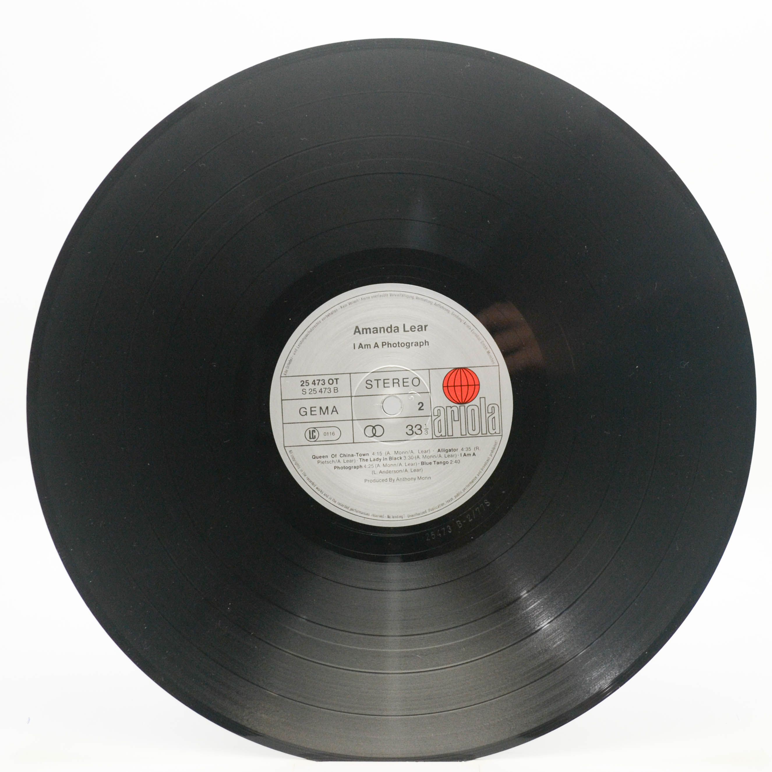 Amanda Lear — I Am A Photograph, 1977