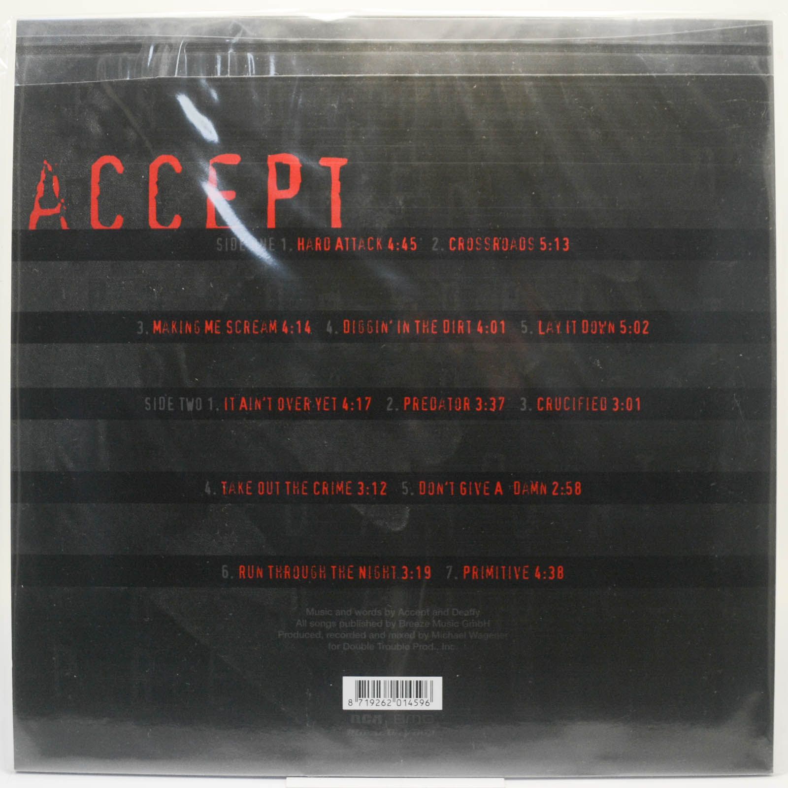 Accept — Predator, 1996