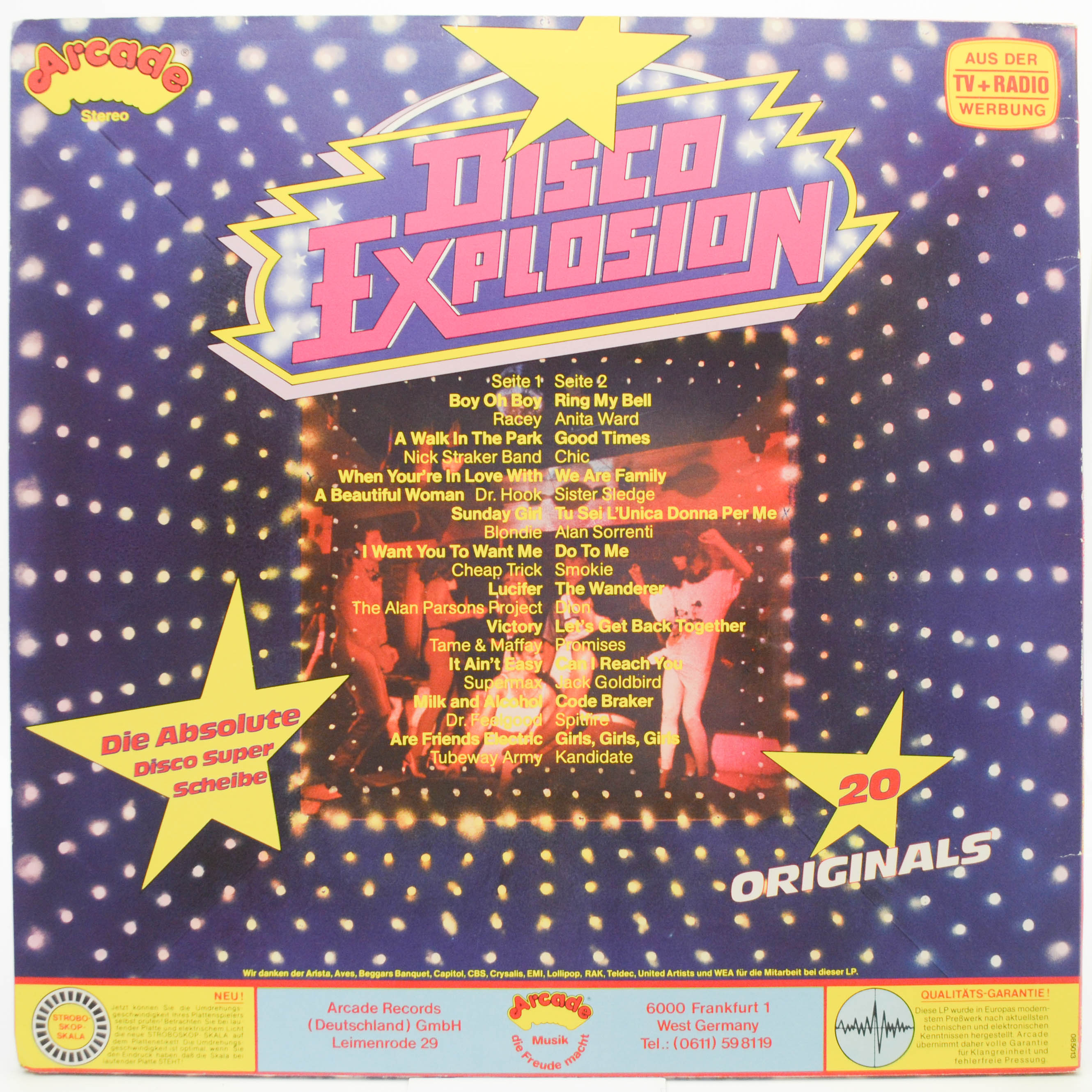 Various — Disco Explosion (Die Absolute Disco Super Scheibe), 1979
