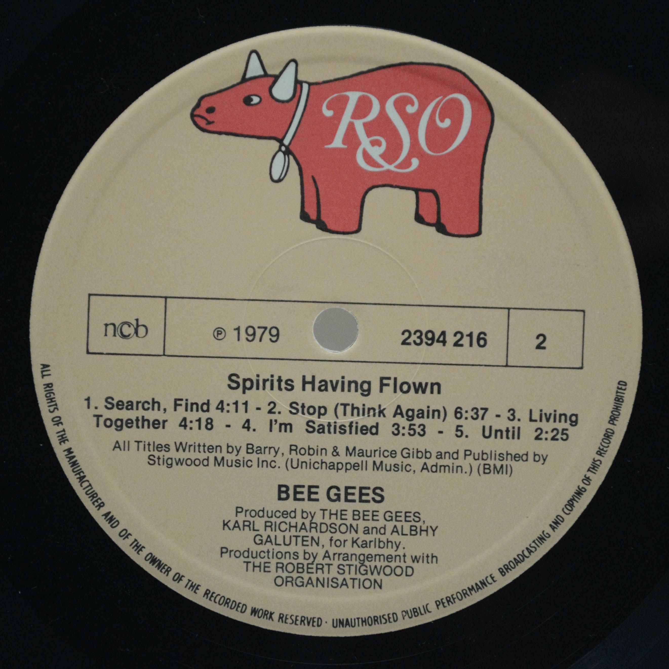 Bee Gees — Spirits Having Flown, 1979