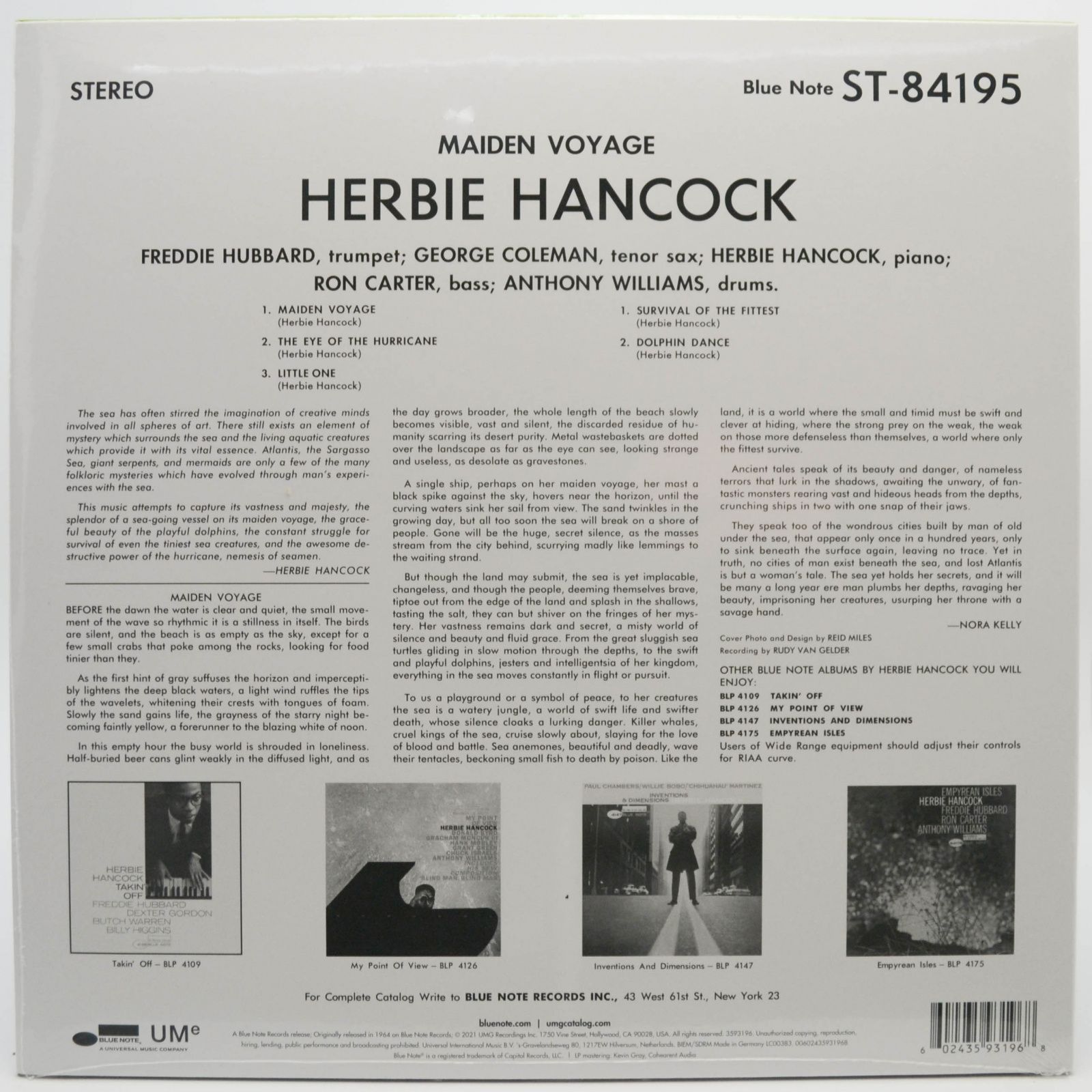 Herbie Hancock — Maiden Voyage, 1965