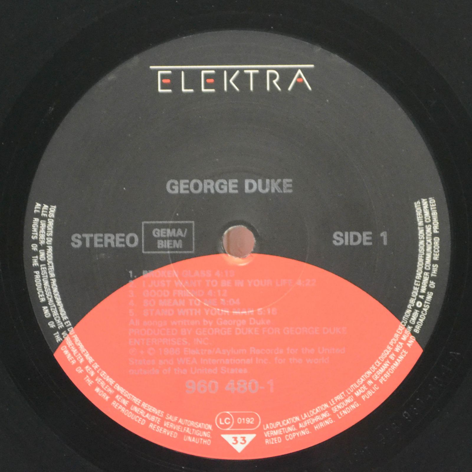 George Duke — George Duke, 1986