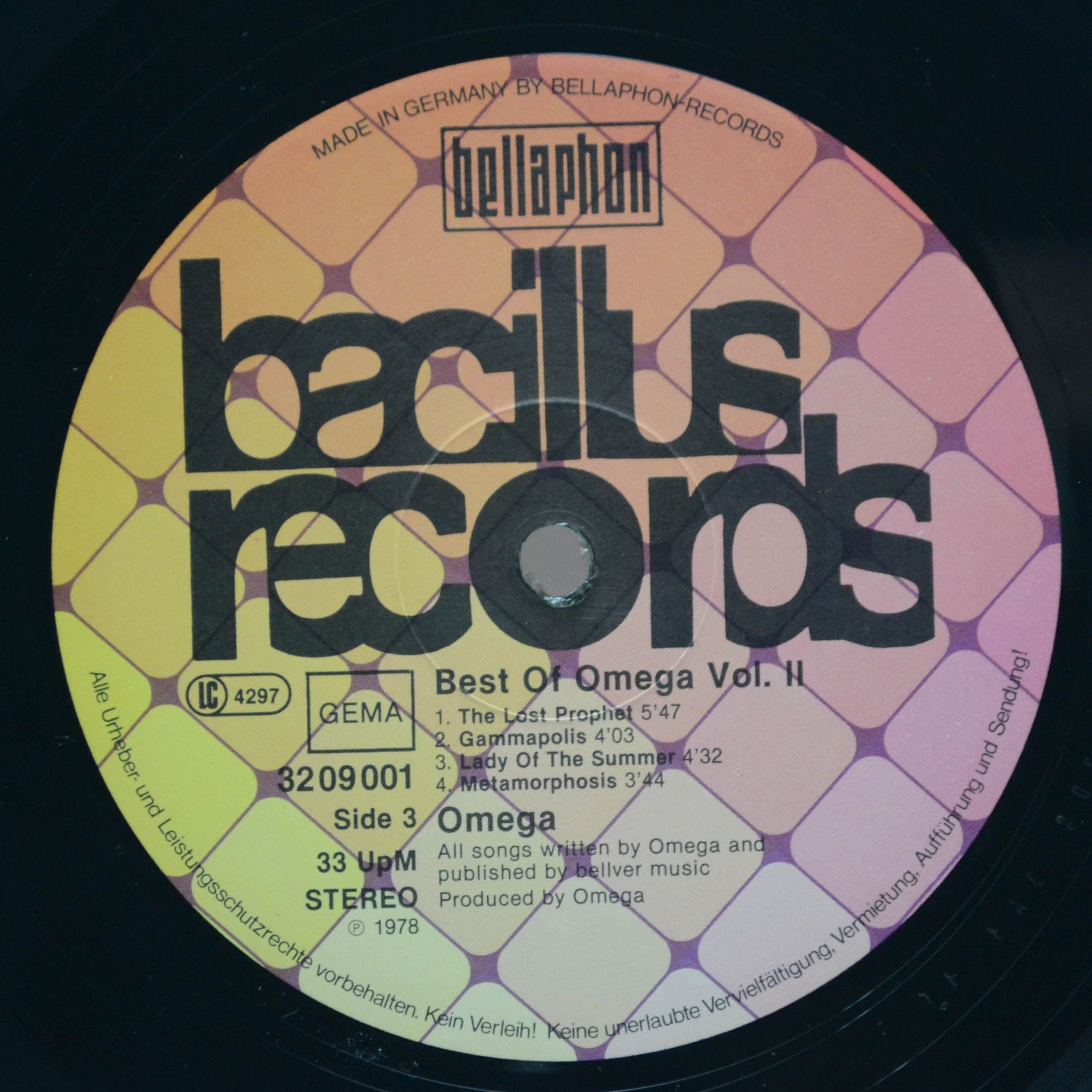Omega — Best Of Omega Vol. II (2LP), 1981