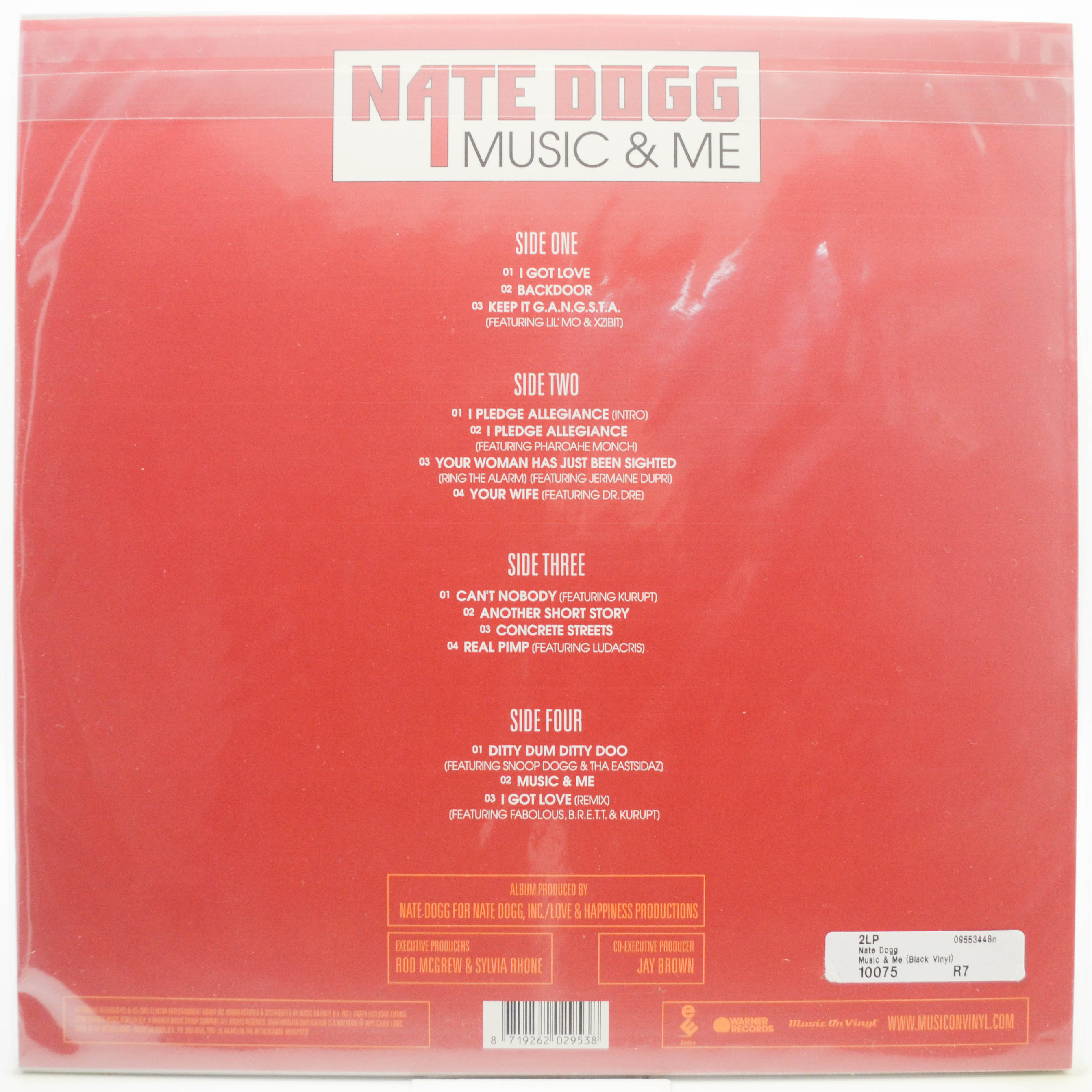 Виниловая пластинка Nate Dogg — Music & Me (2LP), 2001