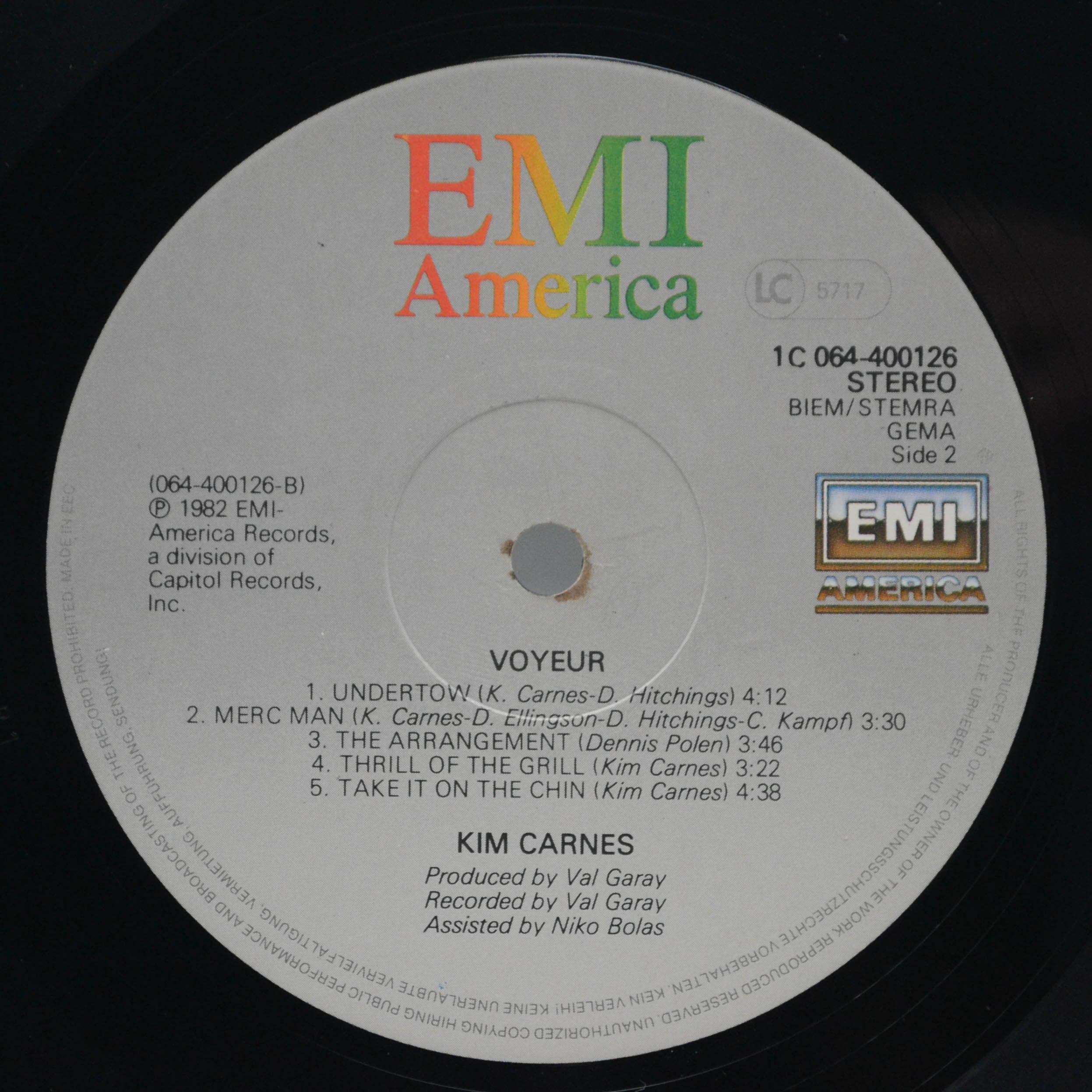 Kim Carnes — Voyeur, 1982