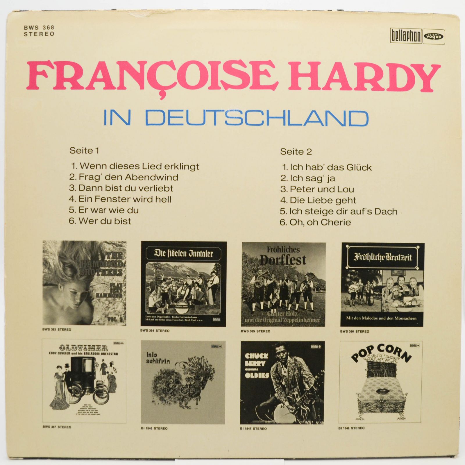 Françoise Hardy — Françoise Hardy In Deutschland, 1967