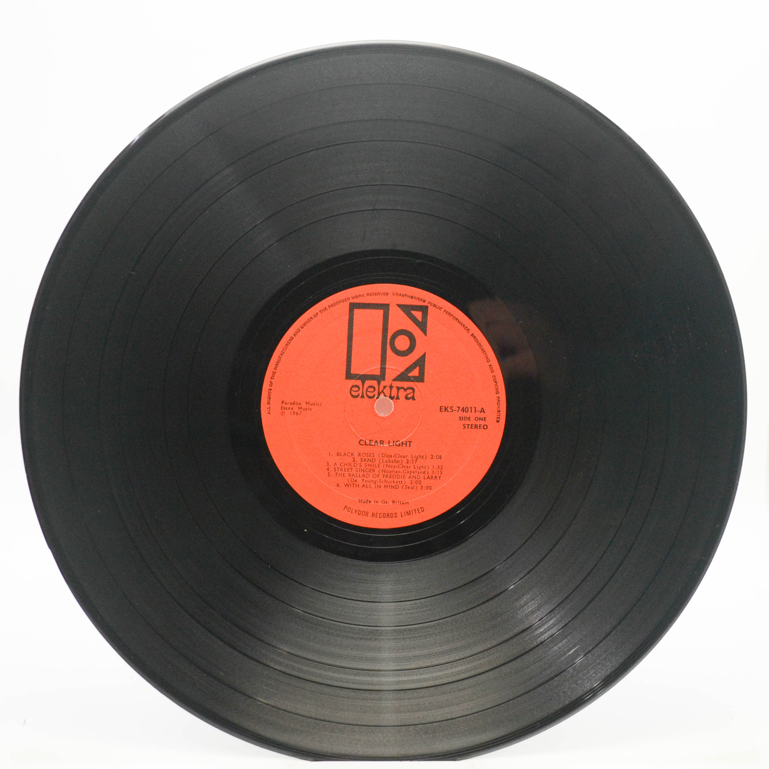 Виниловая пластинка Clear Light — Clear Light (UK), 1967