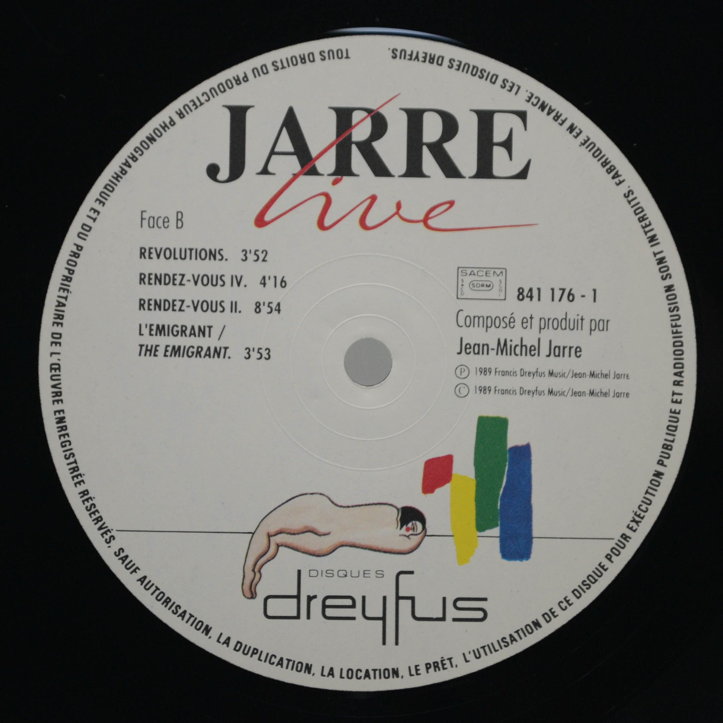 Jarre — Live (1-st, France), 1989