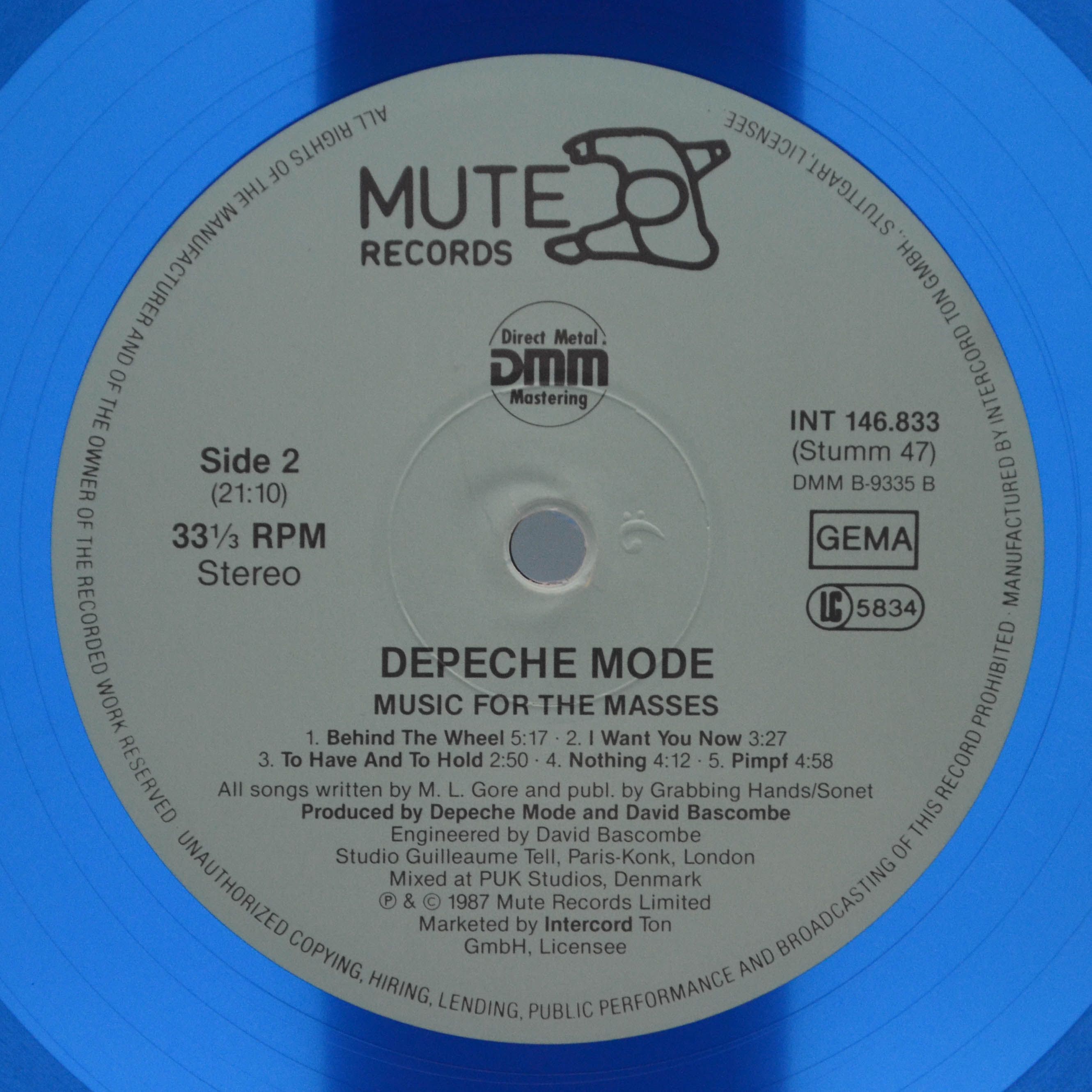 Depeche Mode — Music For The Masses, 1987