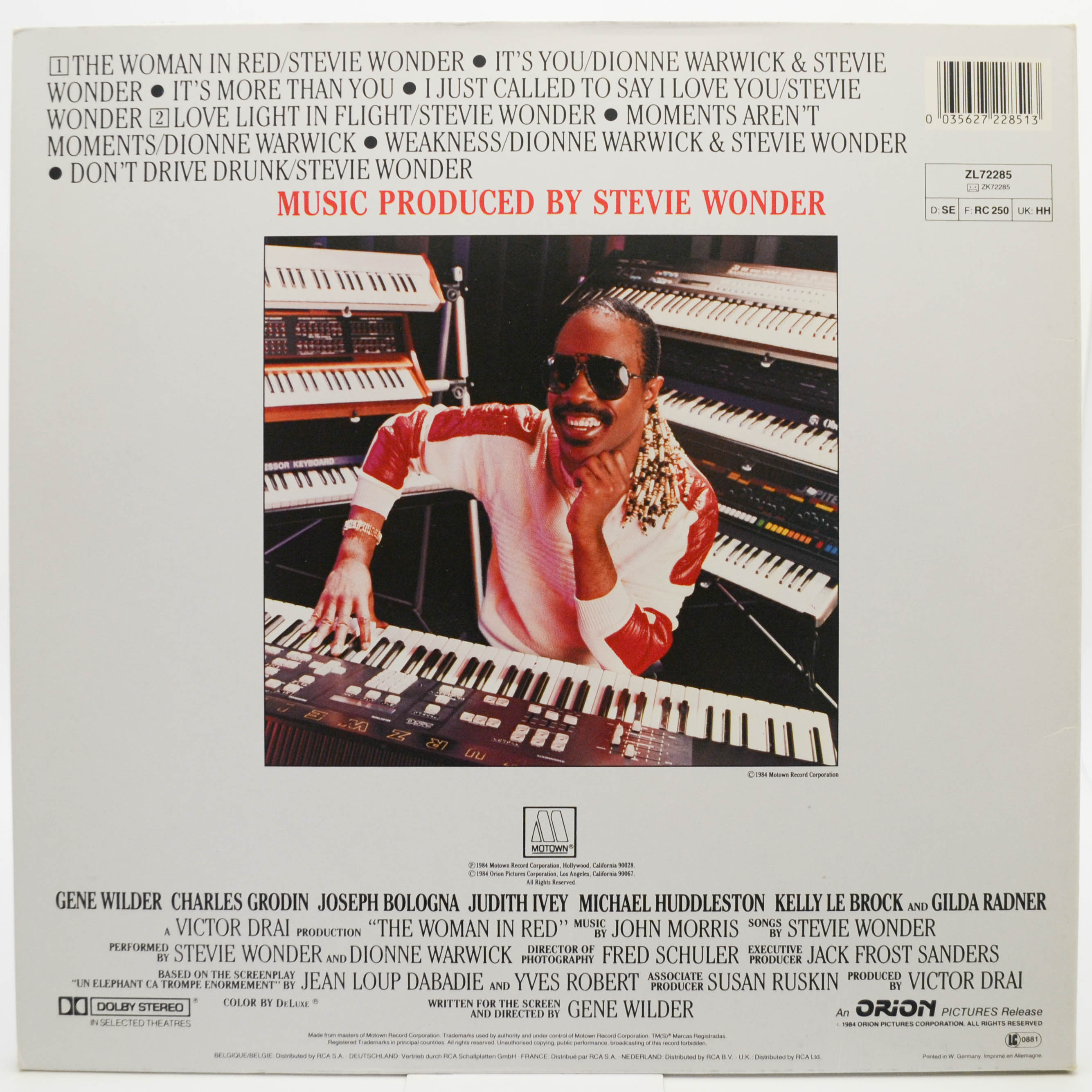 Stevie Wonder — The Woman In Red (Selections From The Original Motion Picture Soundtrack), 1984
