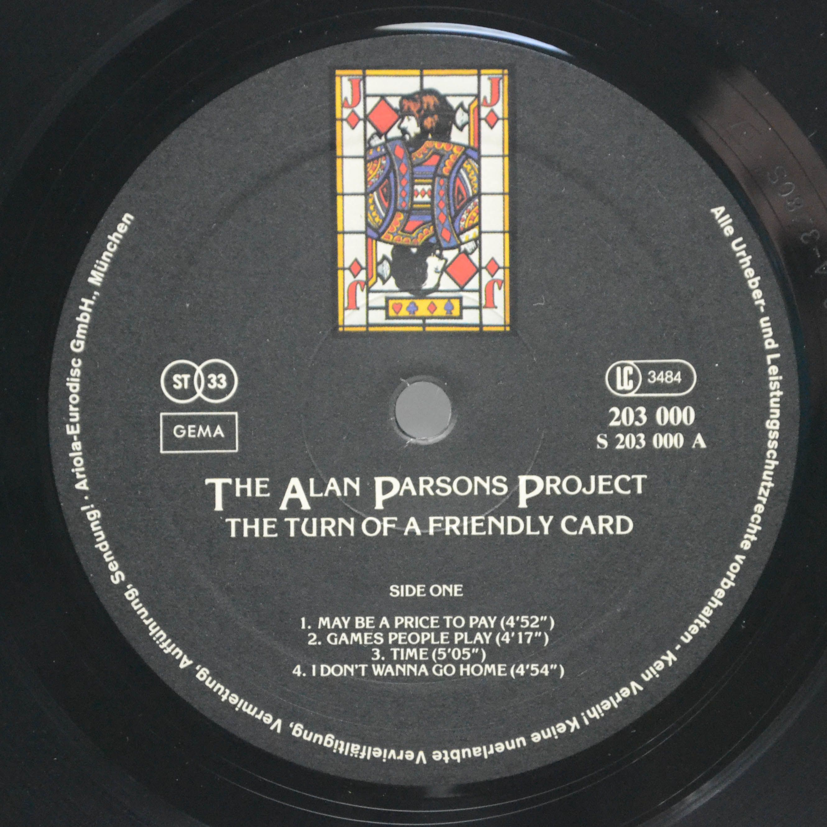 Alan Parsons Project — The Turn Of A Friendly Card, 1981