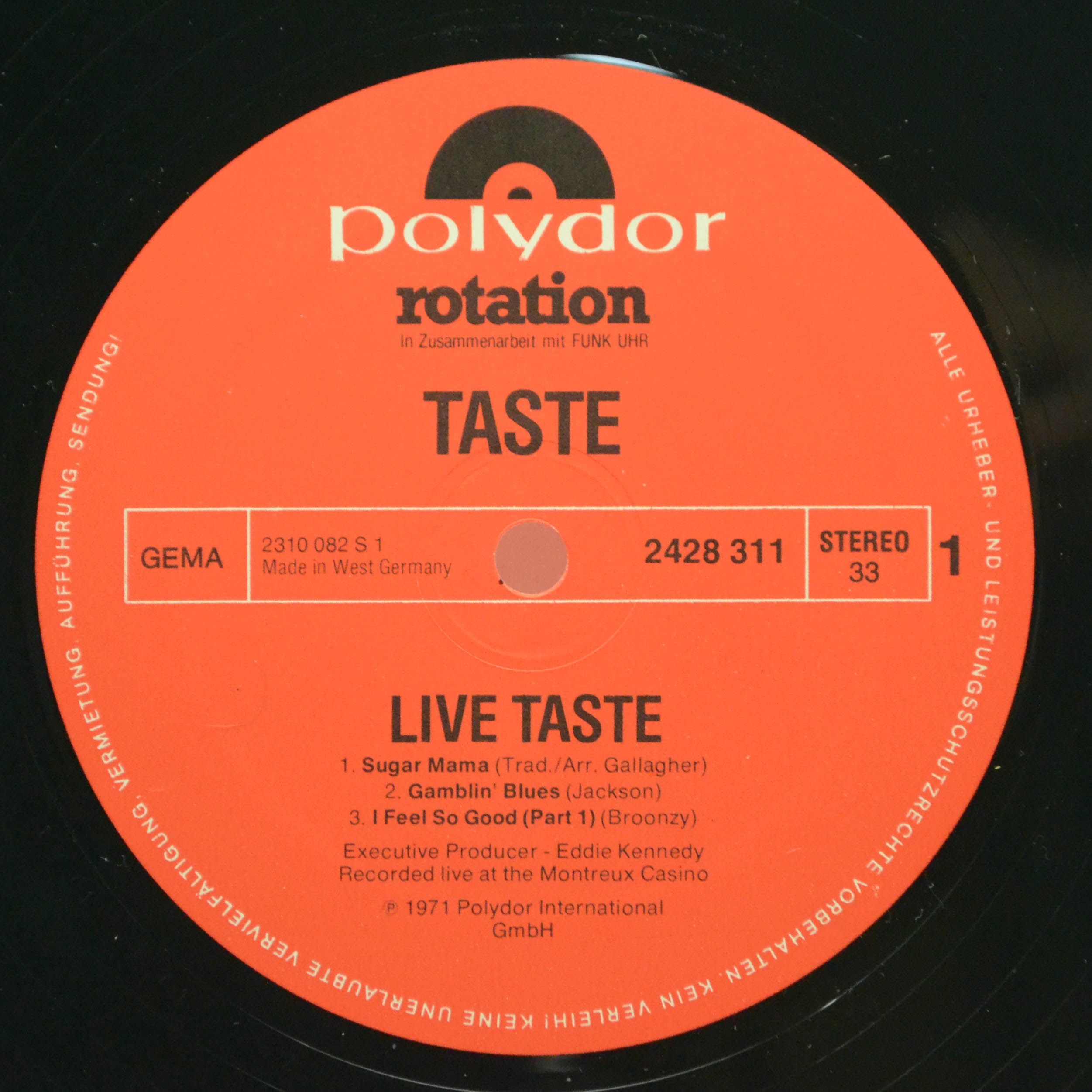 Taste — Live At The Isle Of Wight, 1971