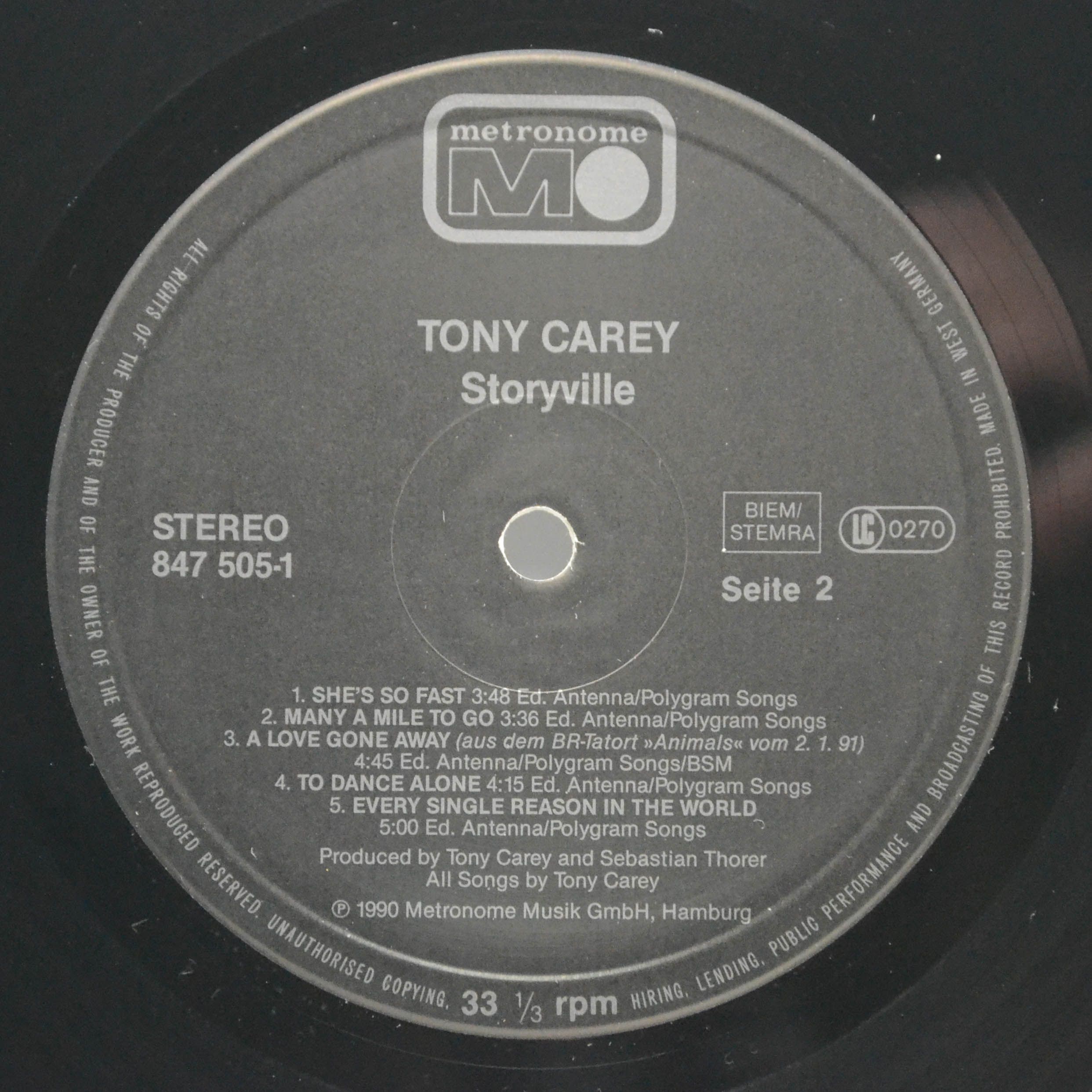 Tony Carey — Storyville, 1990