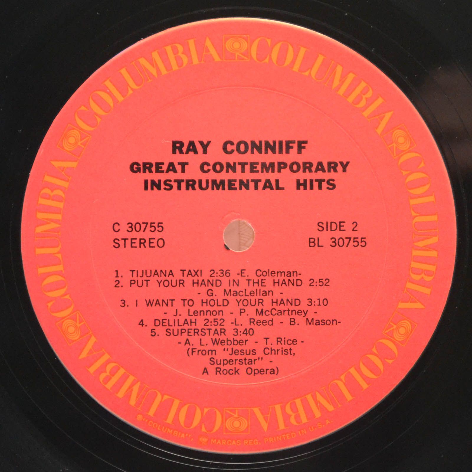 Ray Conniff — Great Contemporary Instrumental Hits (USA), 1971