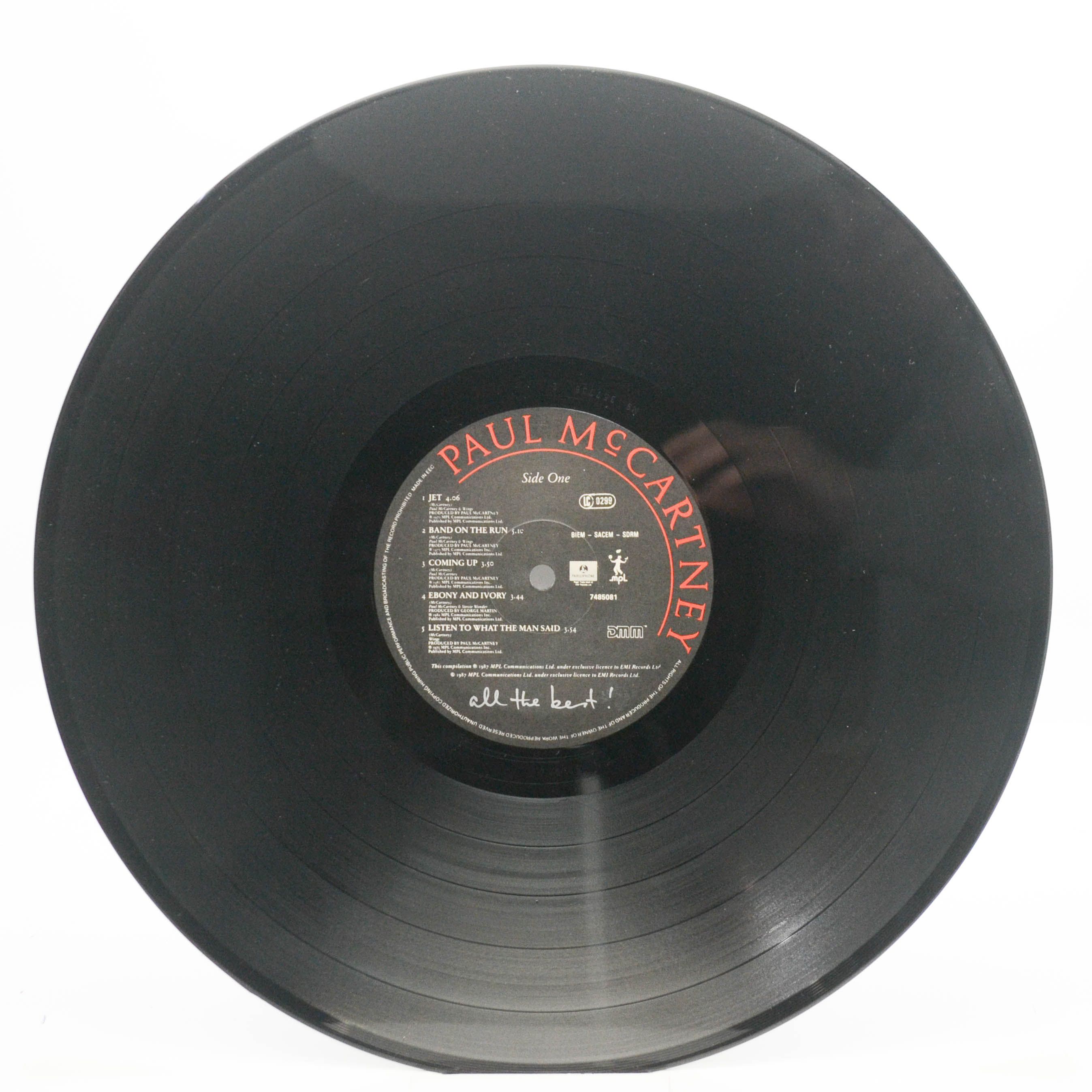 Paul McCartney — All The Best ! (2LP), 1987