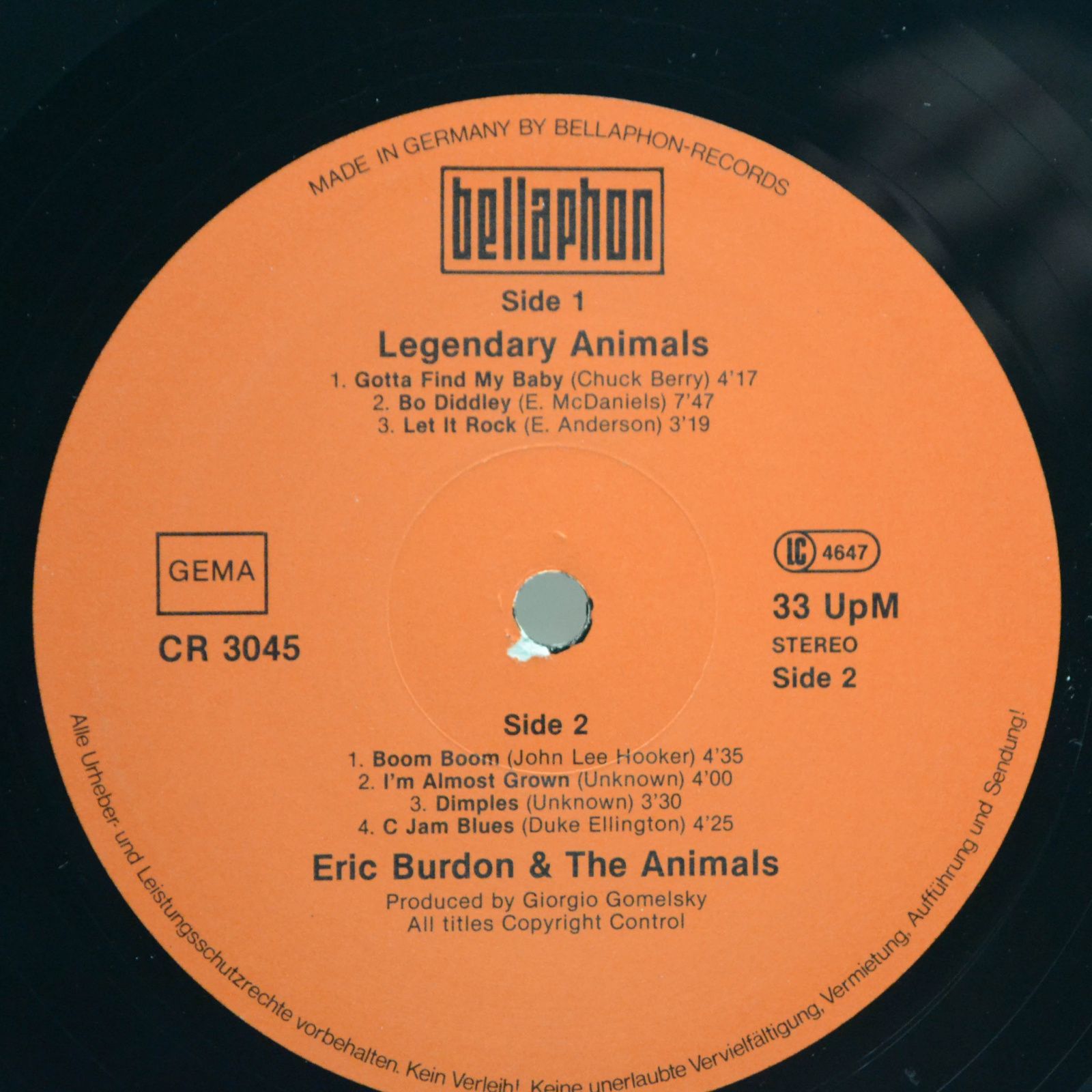 The Animals — Eric Burdon & The Animals / The Animals & Sonny Boy Williamson (2LP), 1979