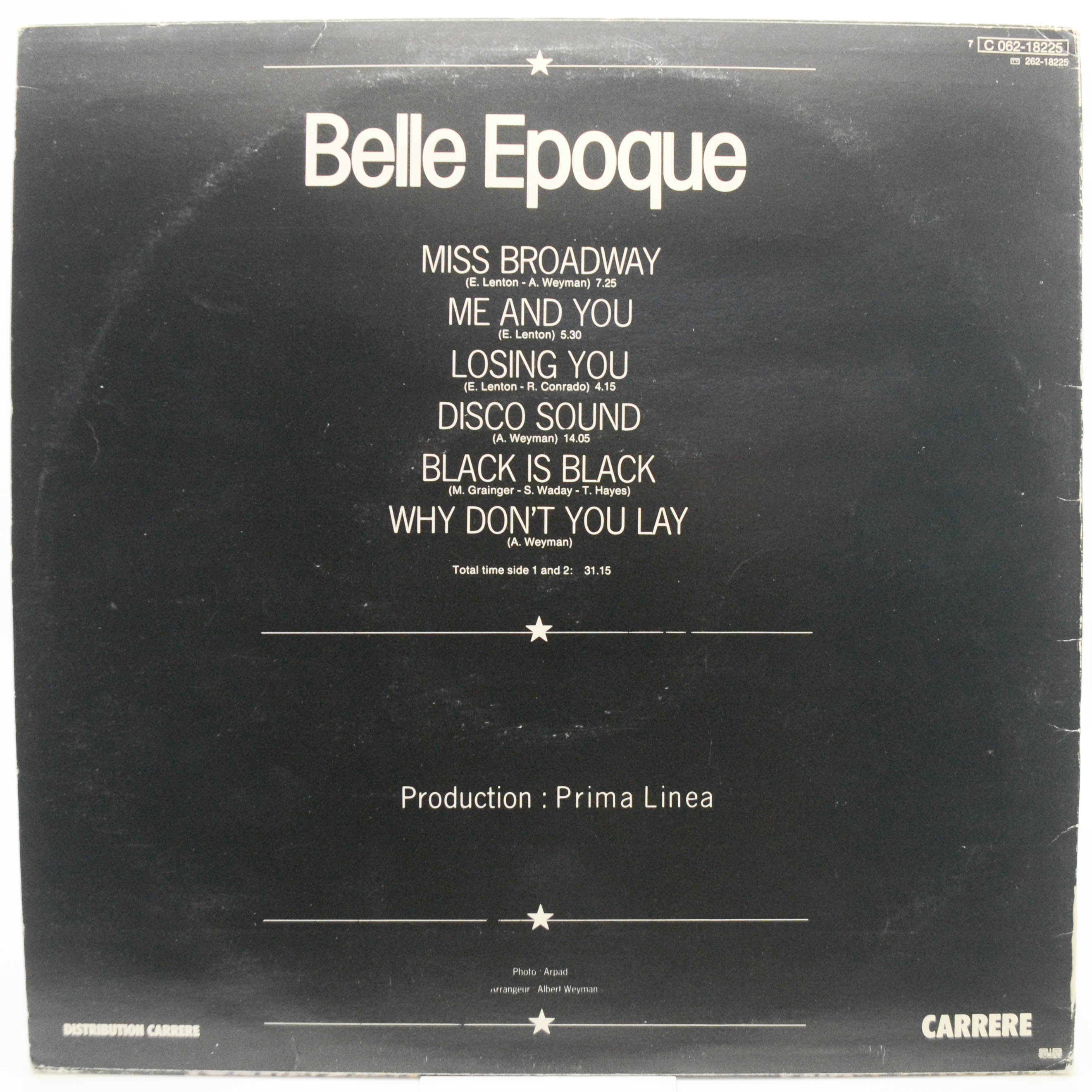 Belle Epoque — Miss Broadway, 1977