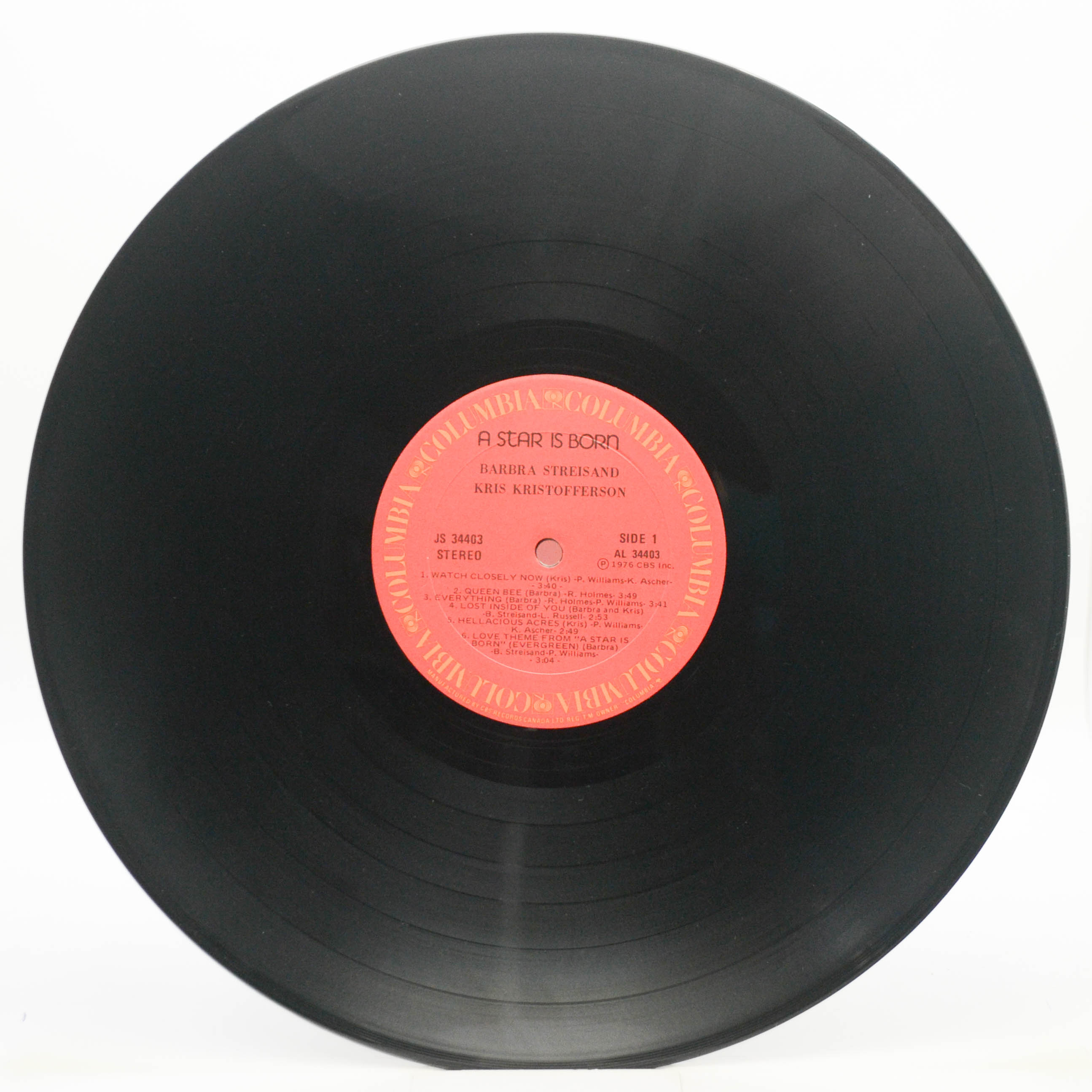 Виниловая пластинка Streisand, Kristofferson — A Star Is Born, 1976