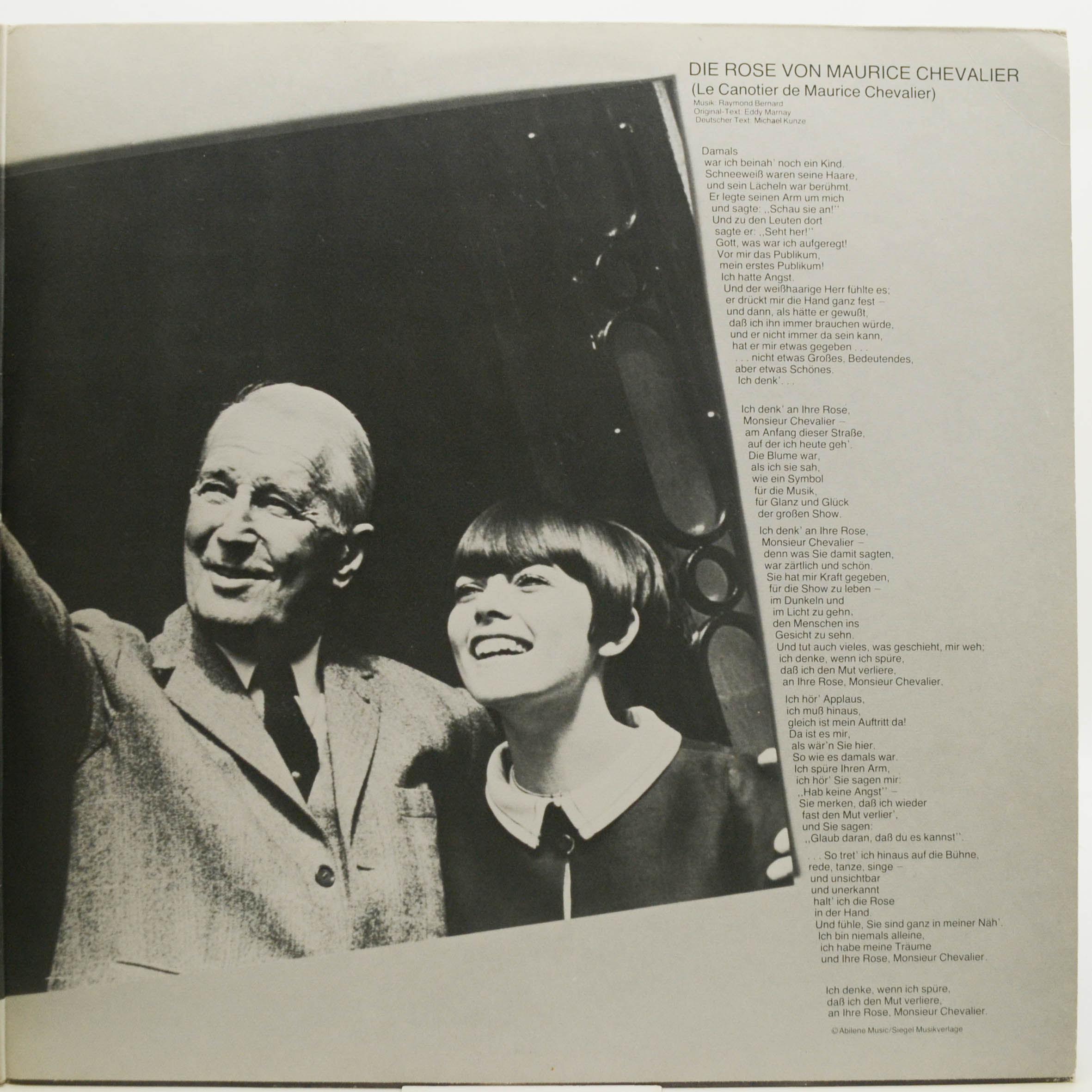 Виниловая пластинка Mireille Mathieu — Gefühle, 1980