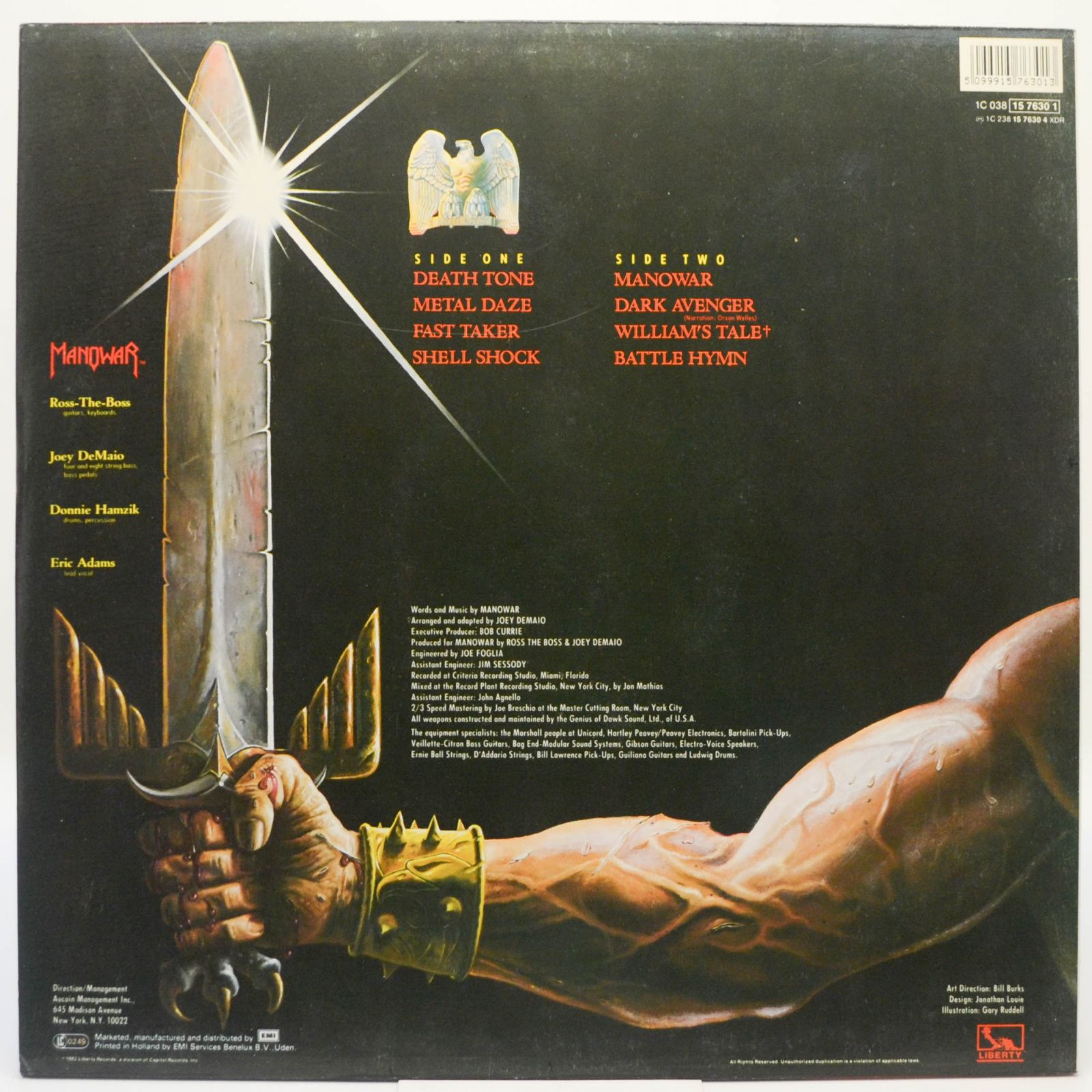 Manowar — Battle Hymns, 1982