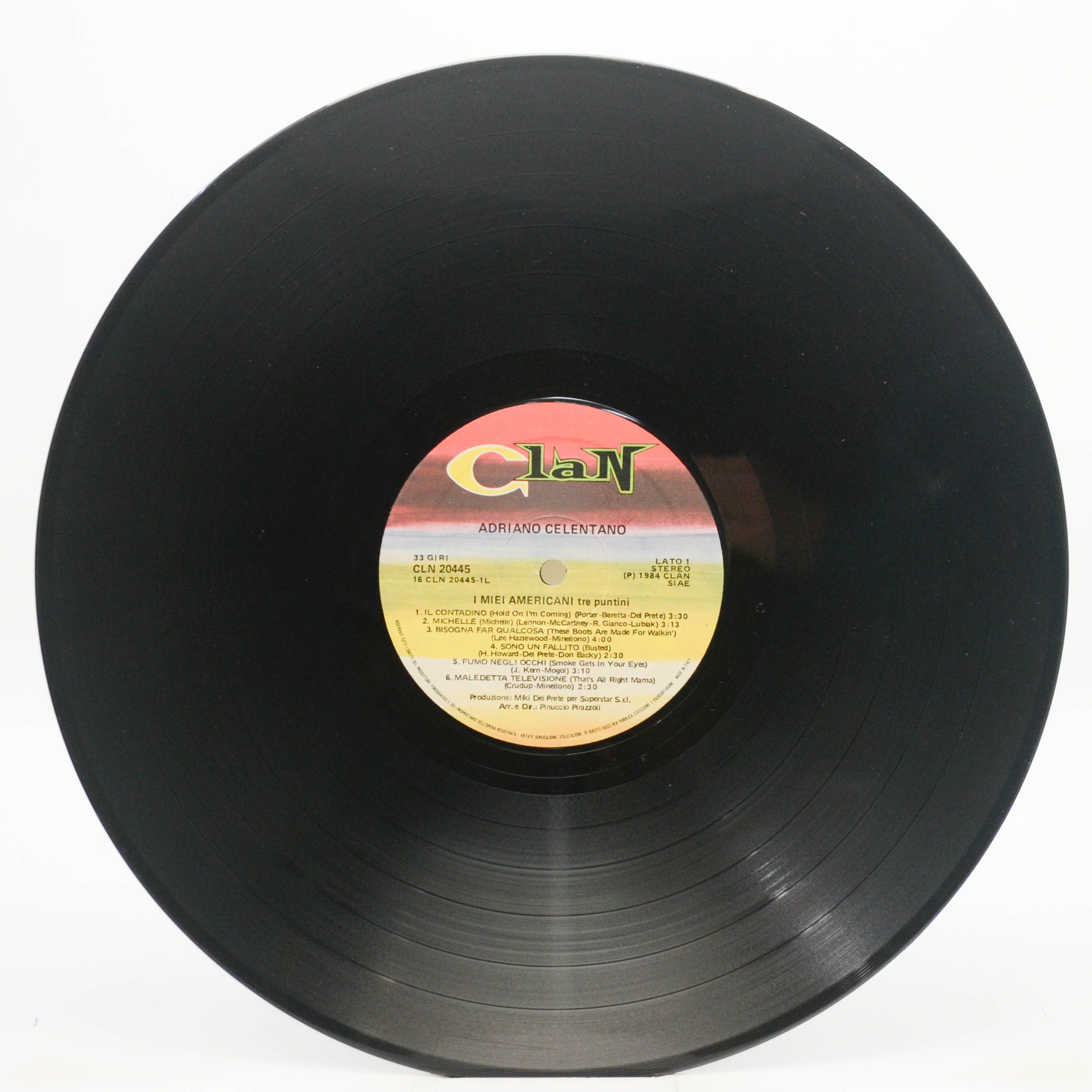 Виниловая пластинка Adriano Celentano — I Miei Americani (Tre Puntini) (1-st, Italy, Clan), 1984