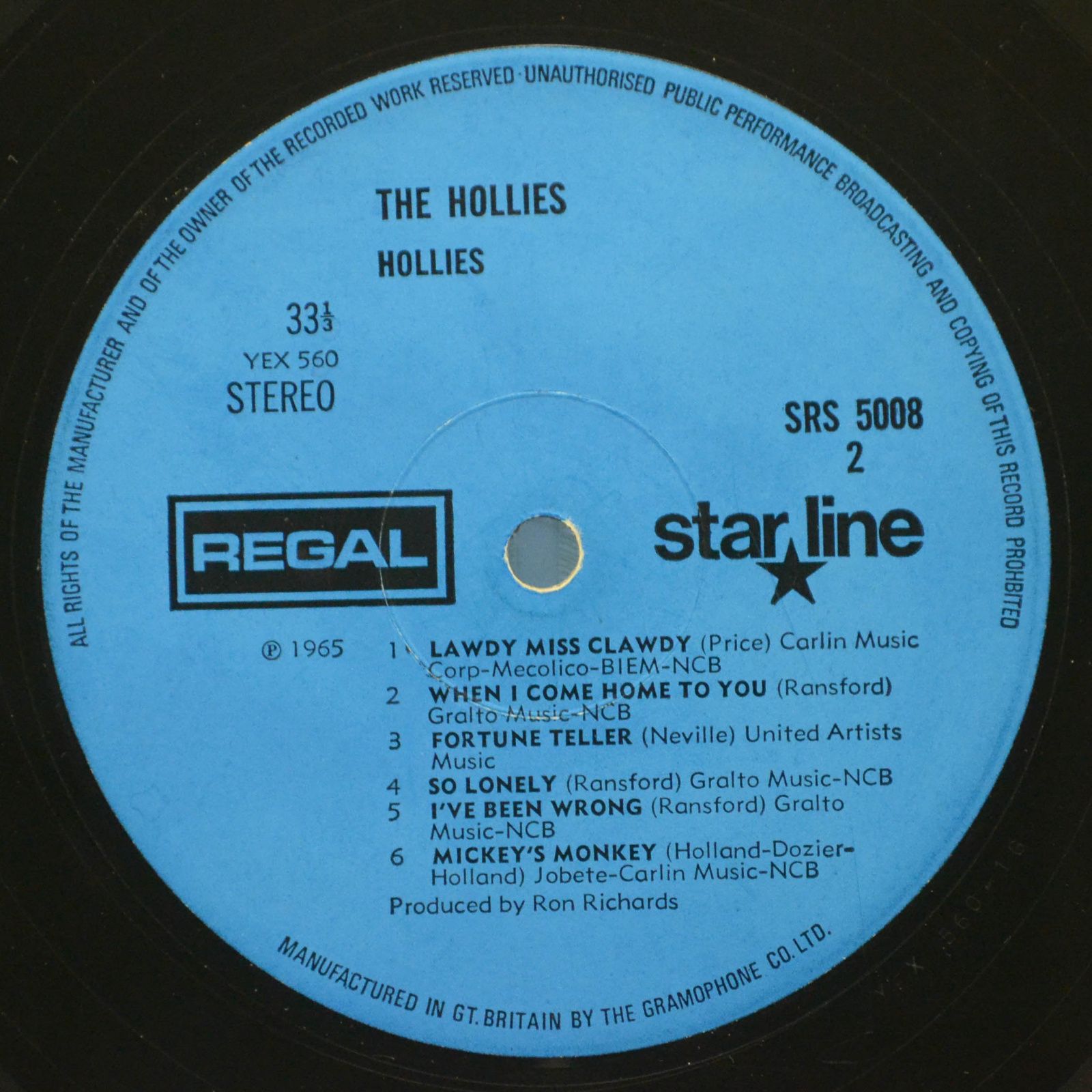 Hollies — Reflection (UK), 1969