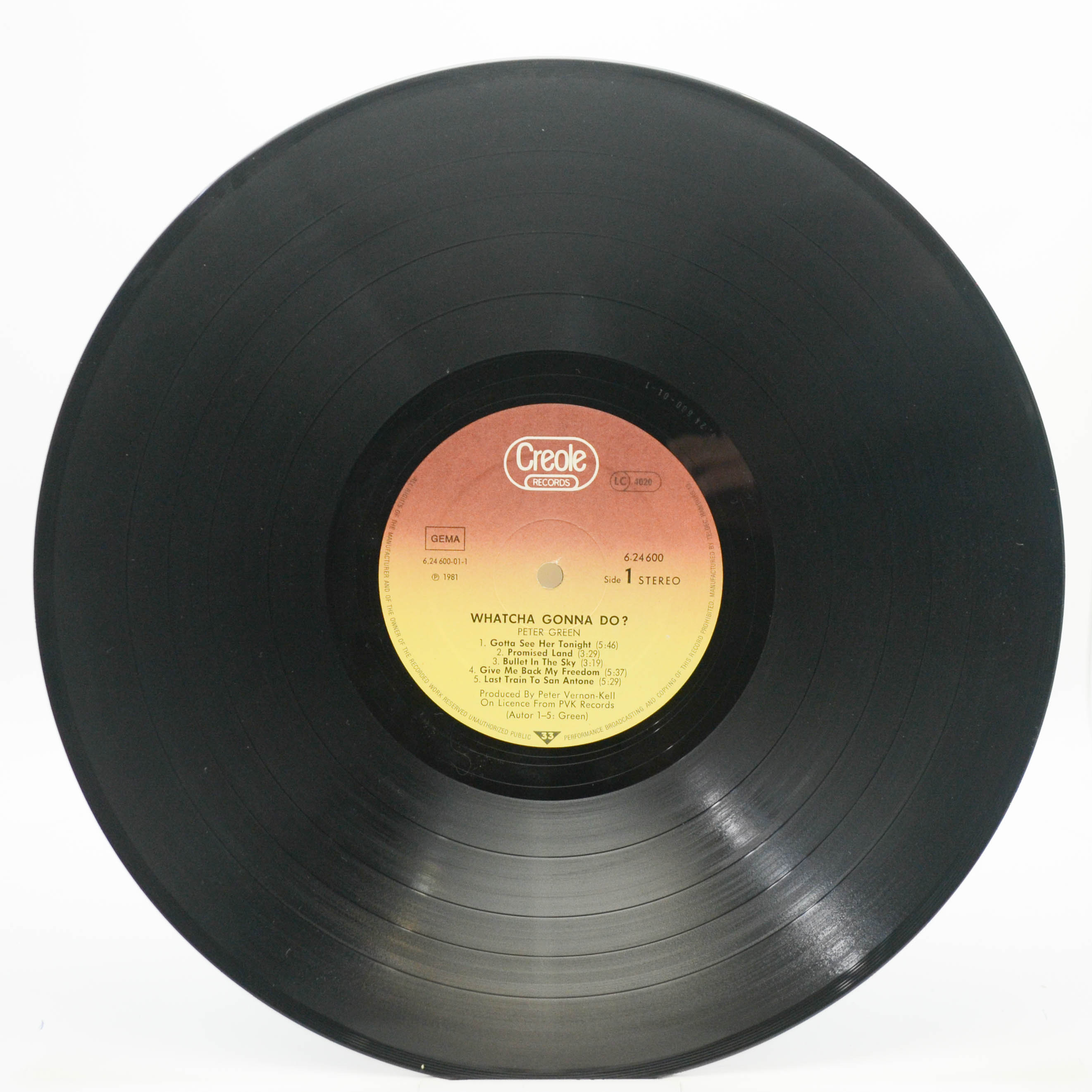 Peter Green — Whatcha Gonna Do?, 1981