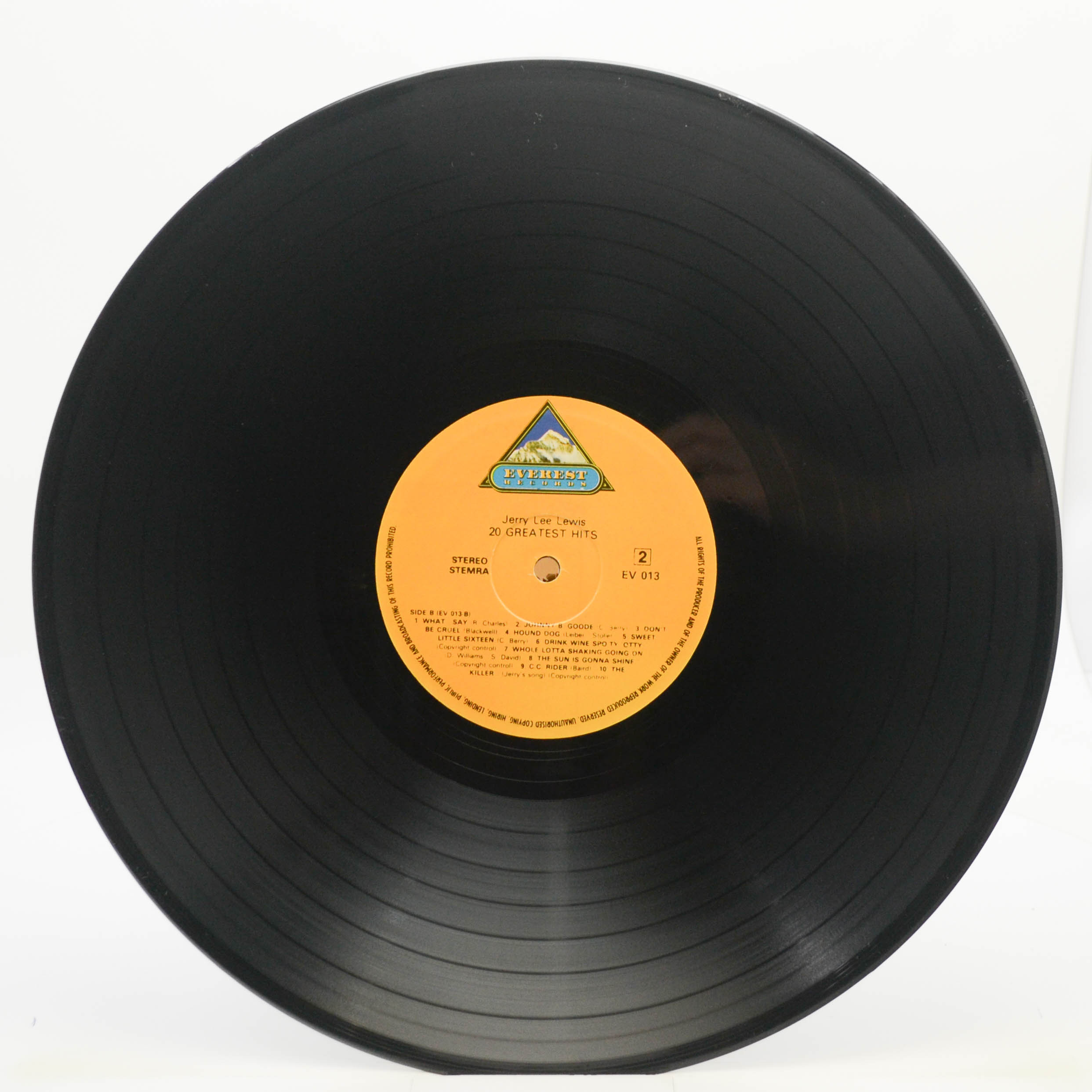 Виниловая пластинка Jerry Lee Lewis — 20 Greatest Hits, 1982