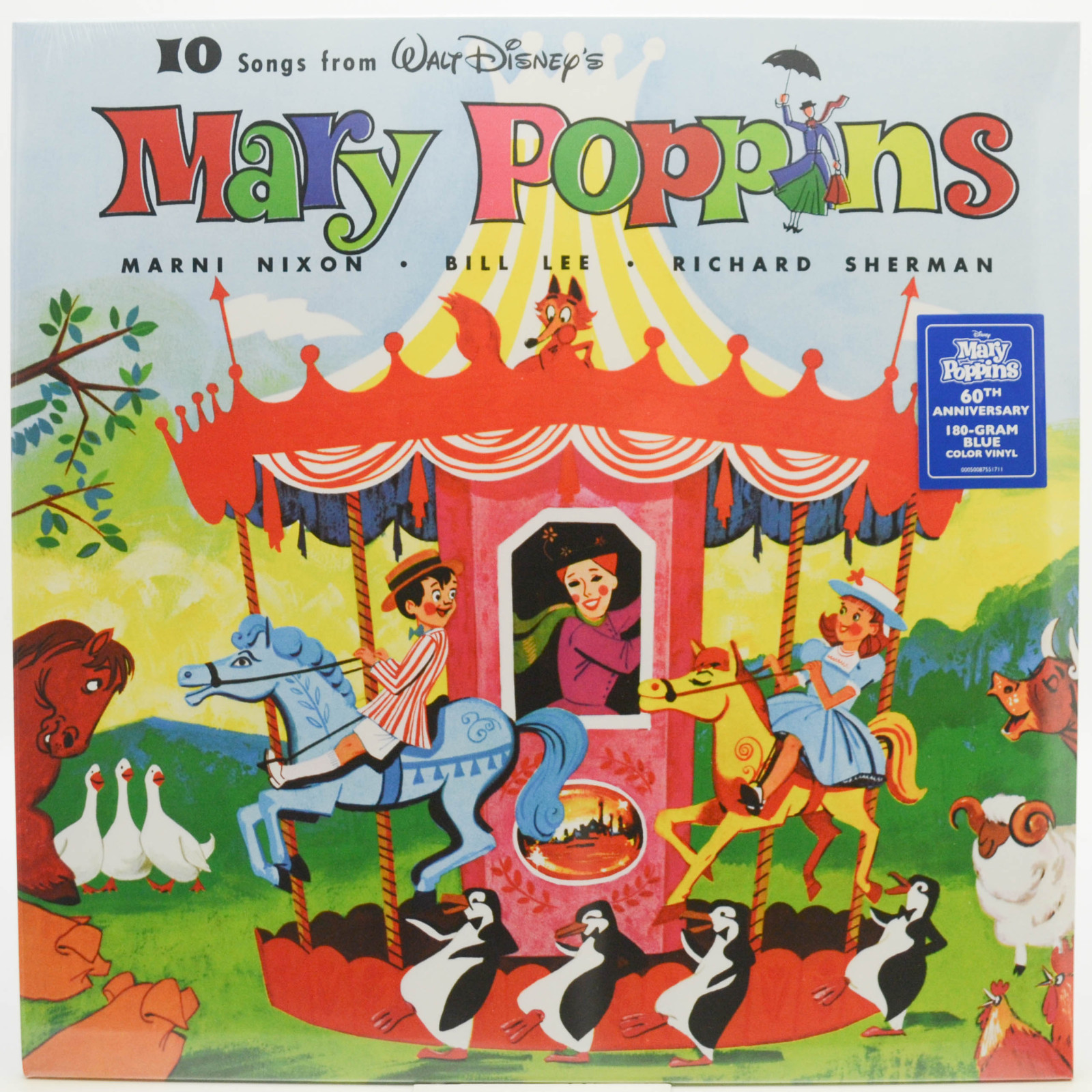 Various — 10 Songs From Walt Disney's Mary Poppins, 1964