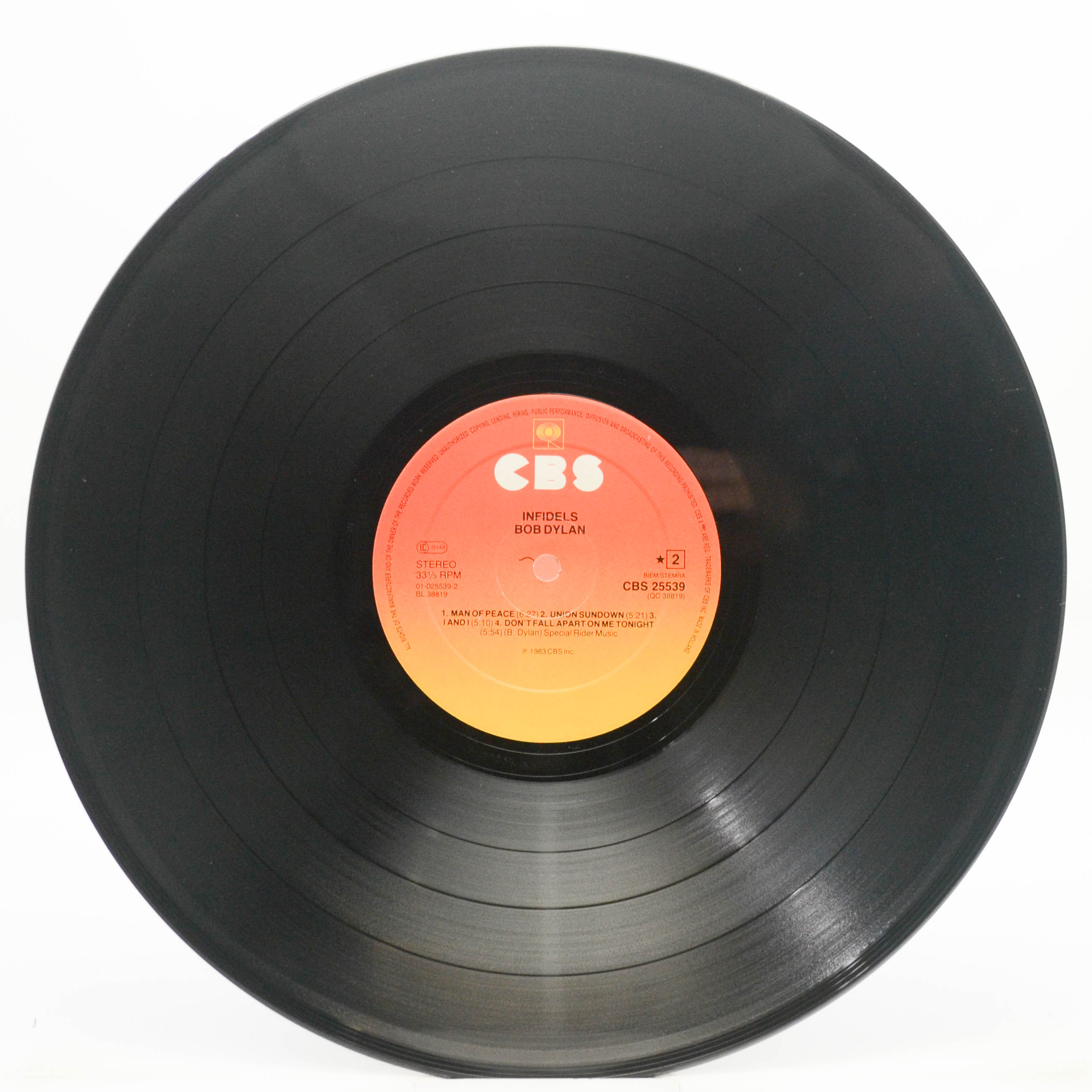 Bob Dylan — Infidels, 1983