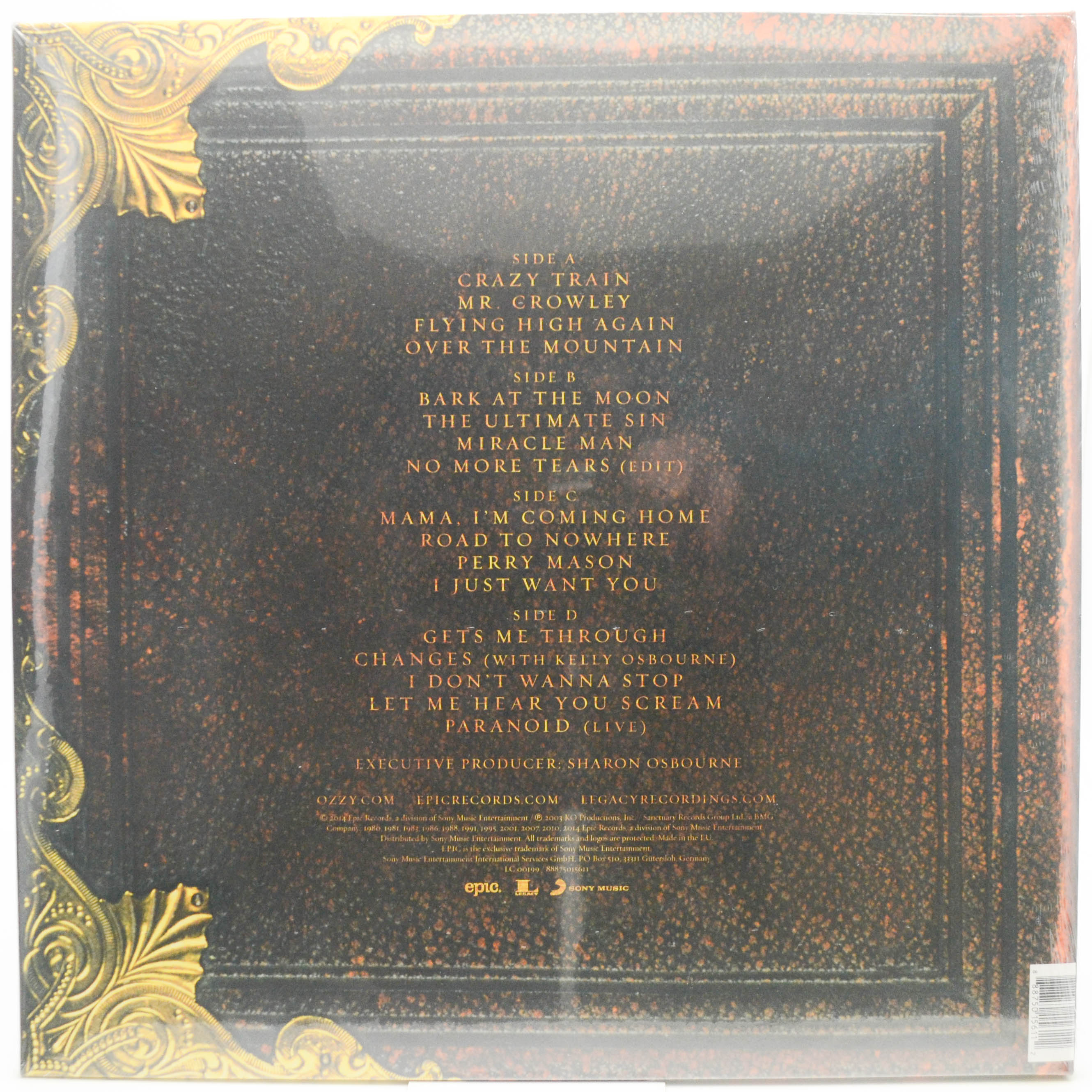 Ozzy Osbourne — Memoirs Of A Madman (2LP), 2014