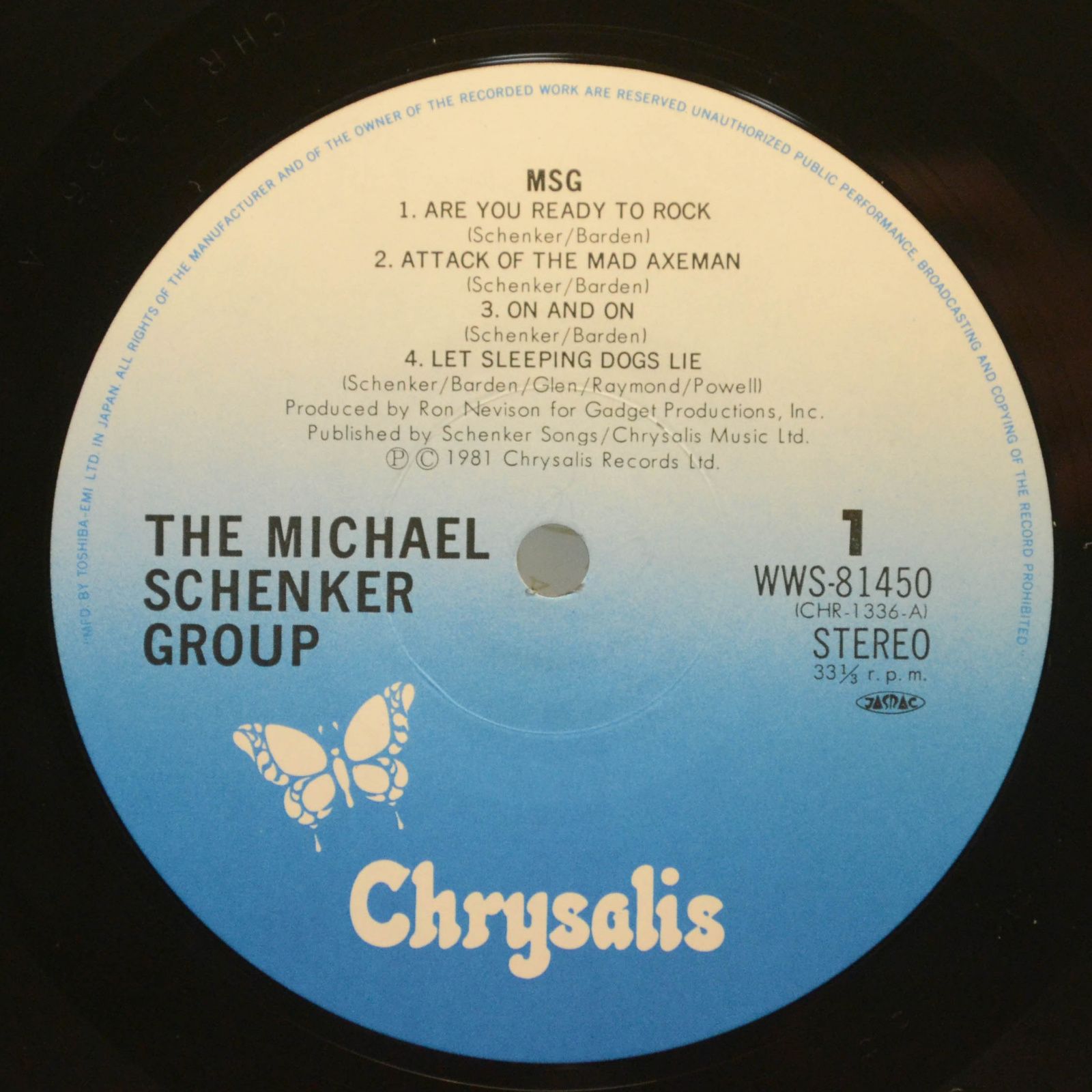 Michael Schenker Group — MSG, 1981