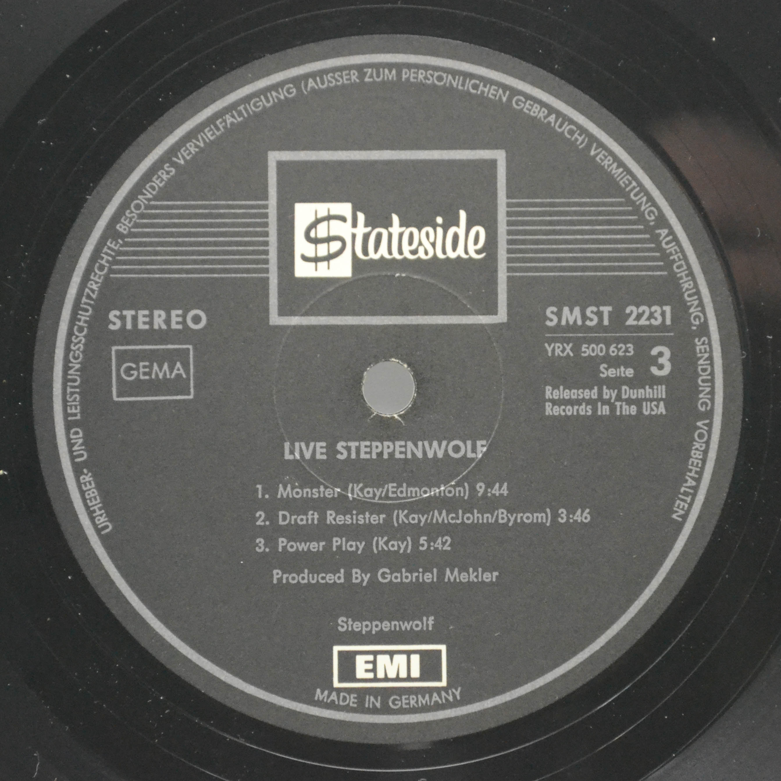 Steppenwolf — Live (2LP), 1970