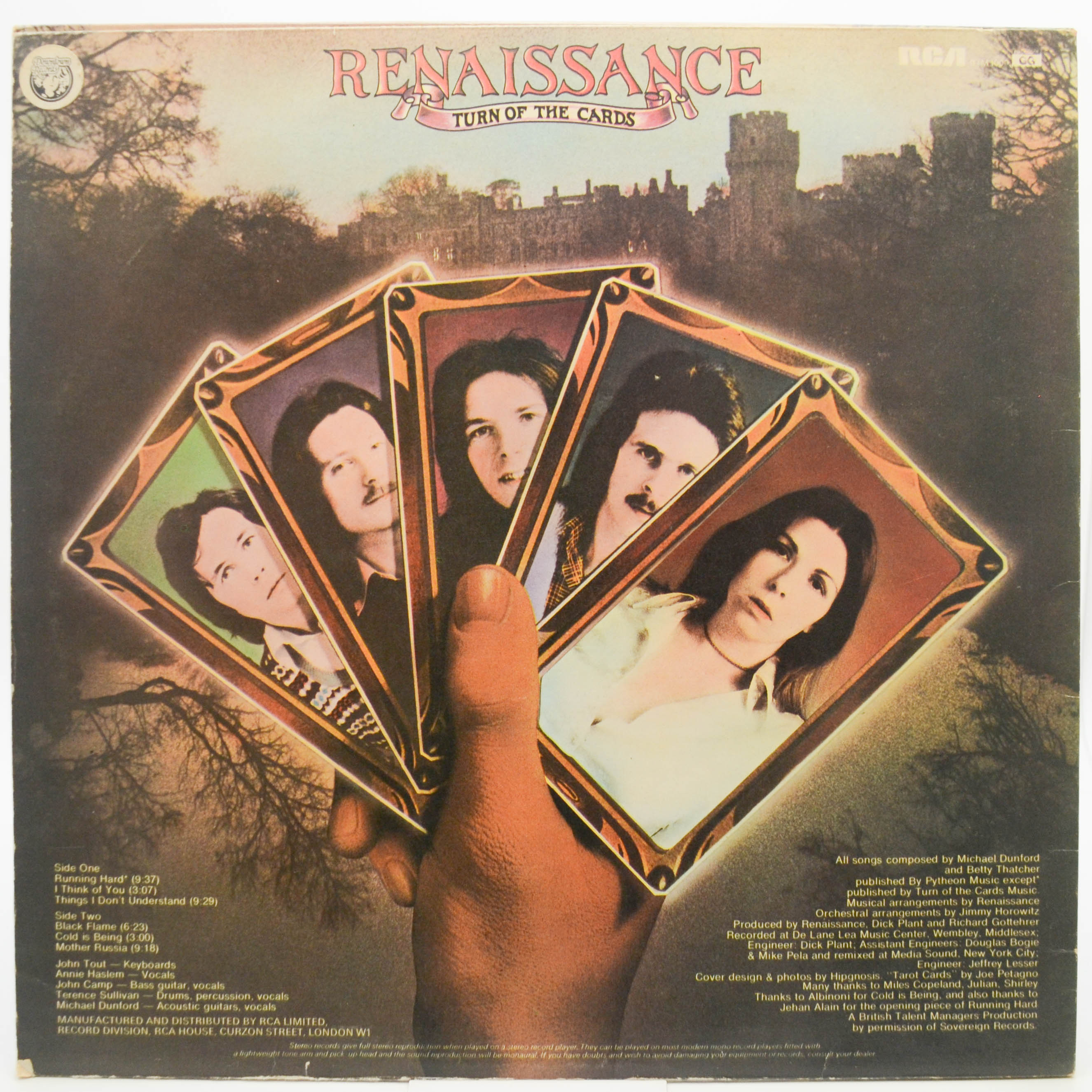 Renaissance — Turn Of The Cards (1-st, UK), 1974