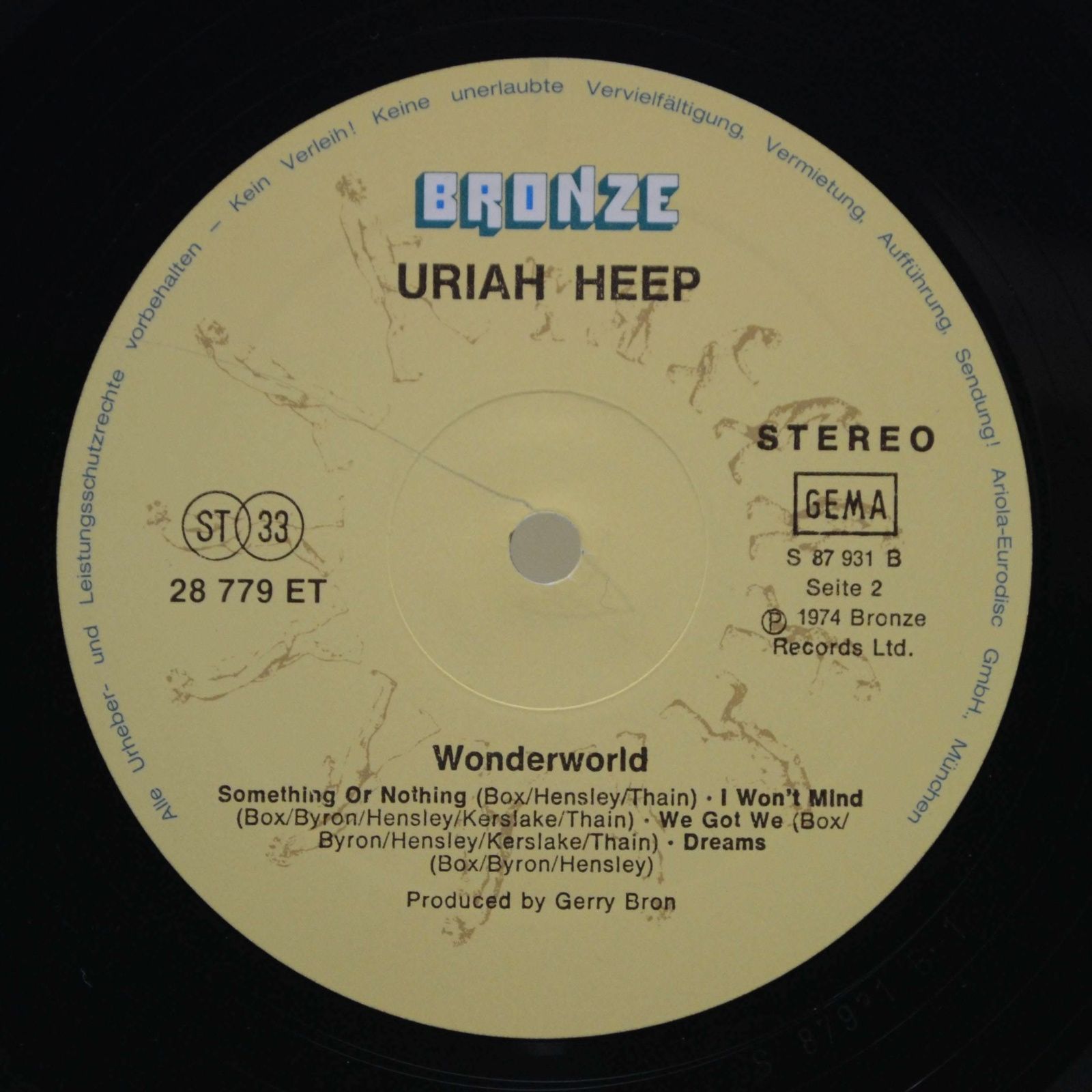 Uriah Heep — Wonderworld, 1974