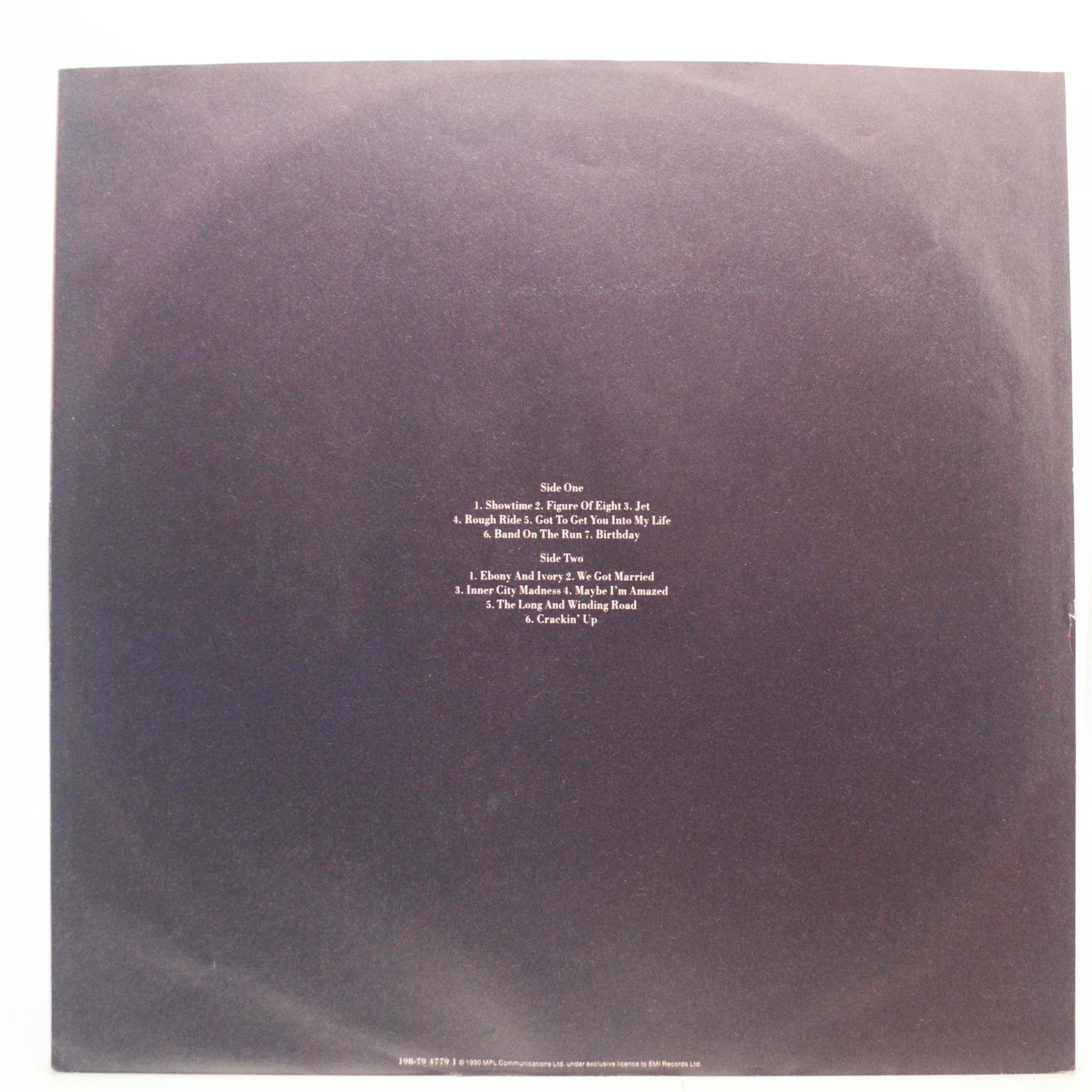 Paul McCartney — Tripping The Live Fantastic (3LP), 1990