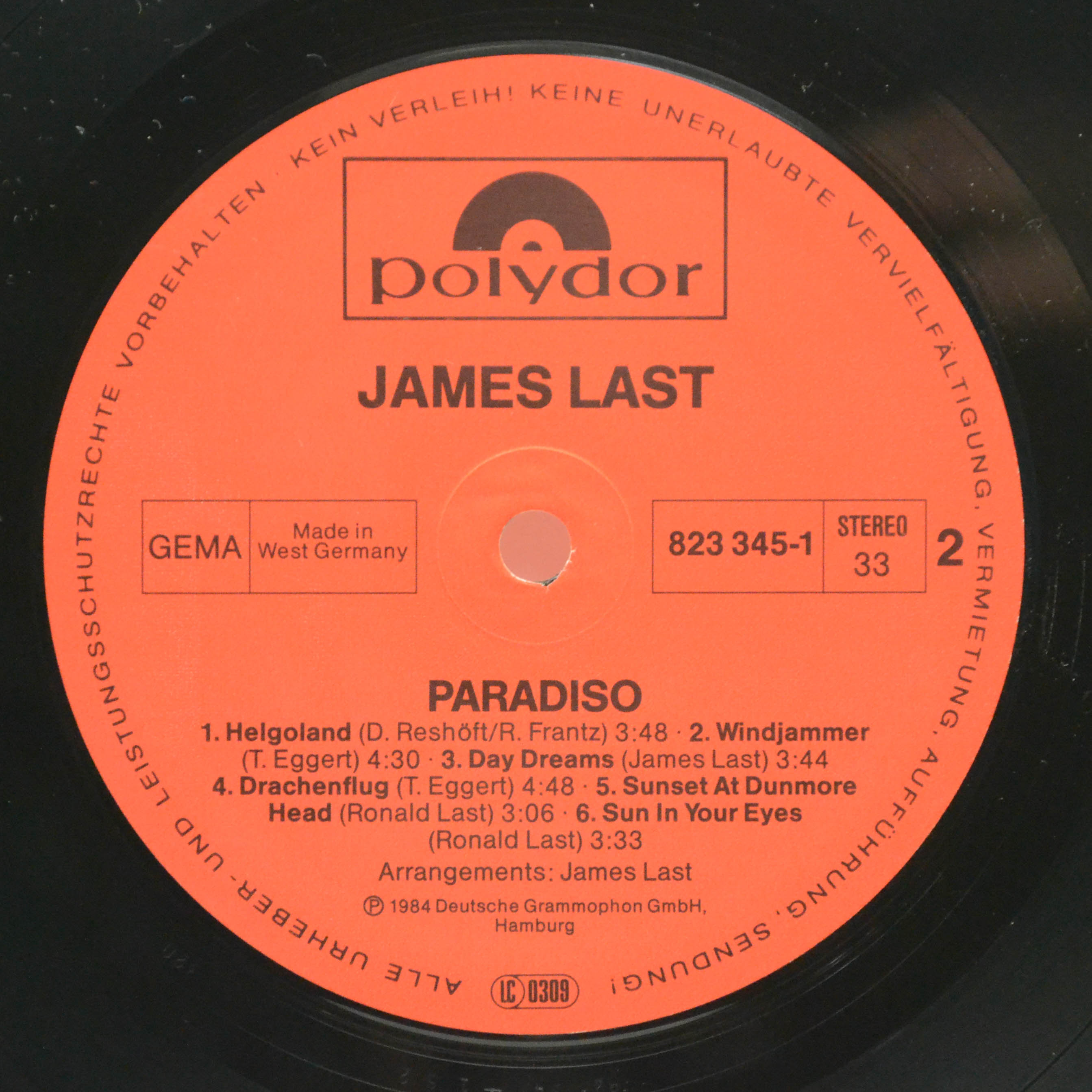 James Last — Paradiso, 1984