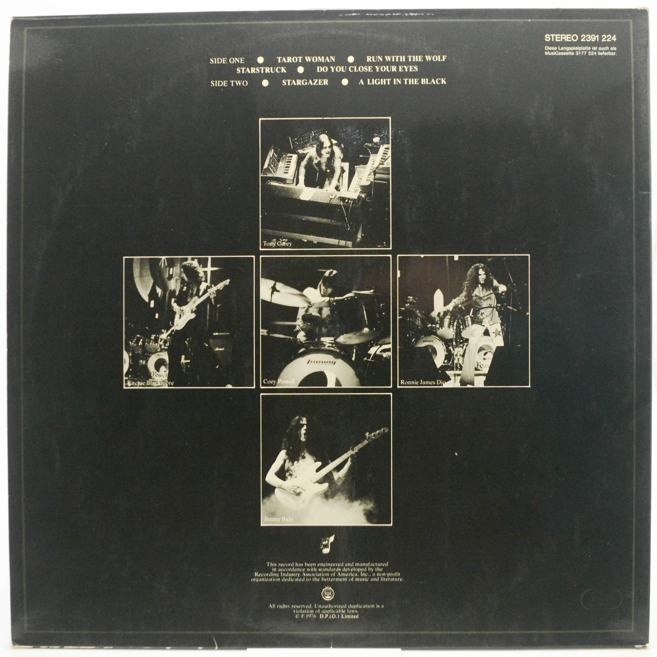 Виниловая пластинка Rainbow — Rising, 1976