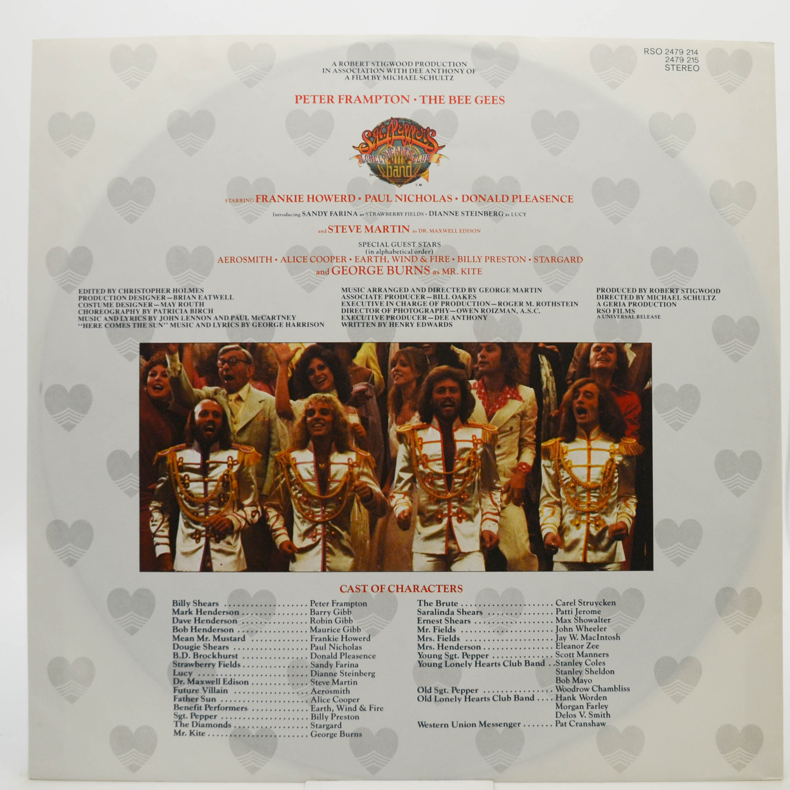 Виниловая пластинка Various — Sgt. Pepper's Lonely Hearts Club Band (The Original Motion Picture Soundtrack) (2LP, poster), 1978