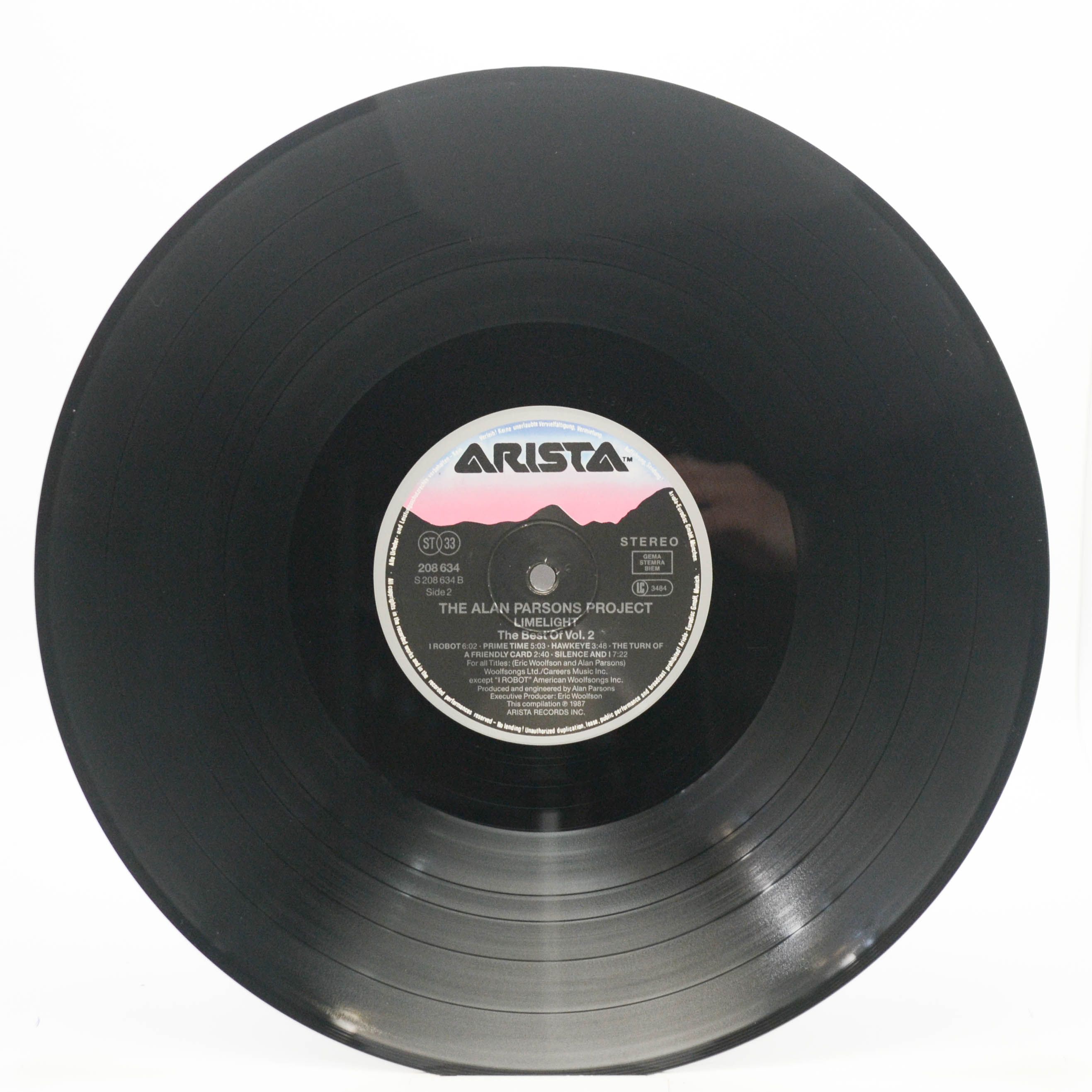 Alan Parsons Project — Limelight - The Best Of Vol.2, 1987