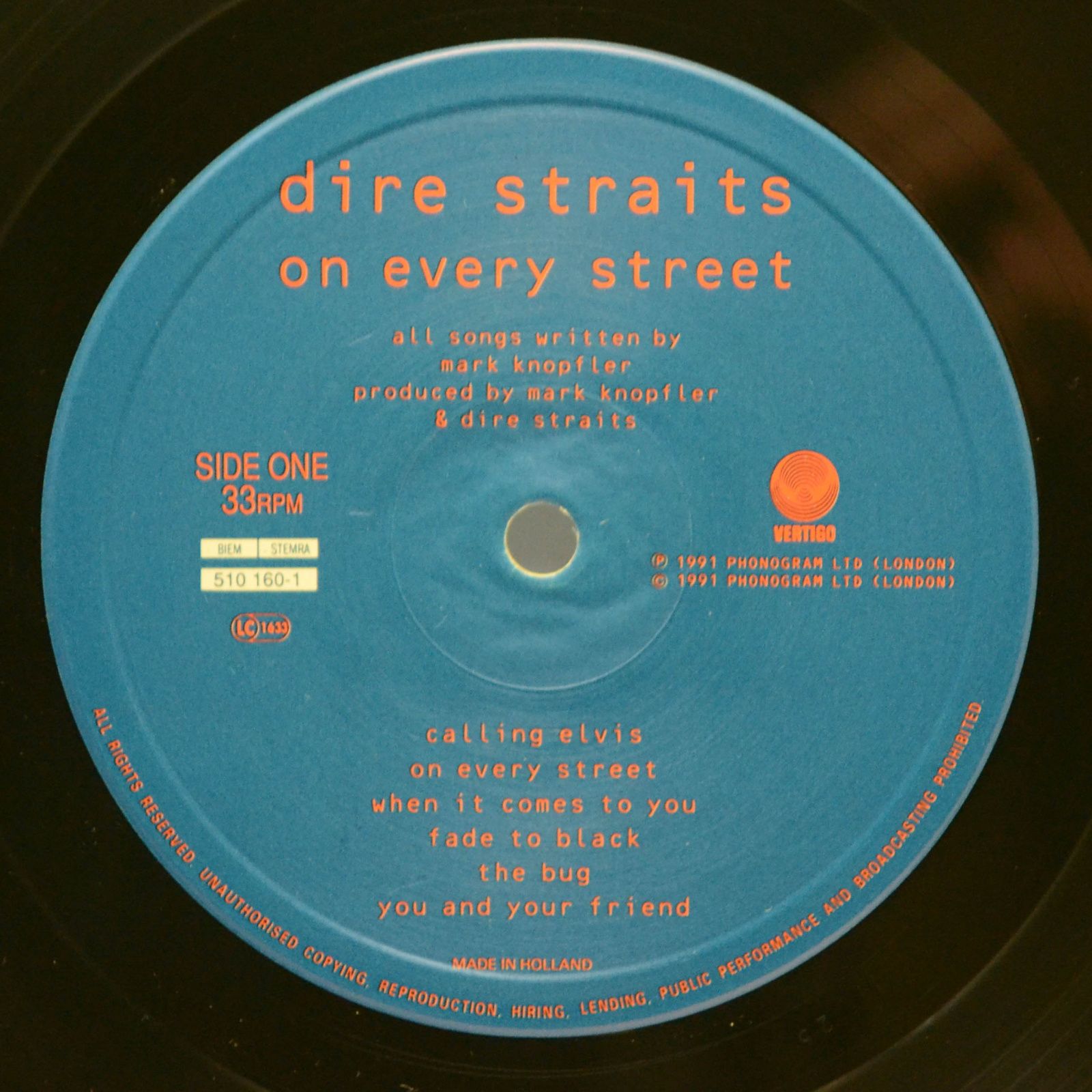 Dire Straits — On Every Street, 1991