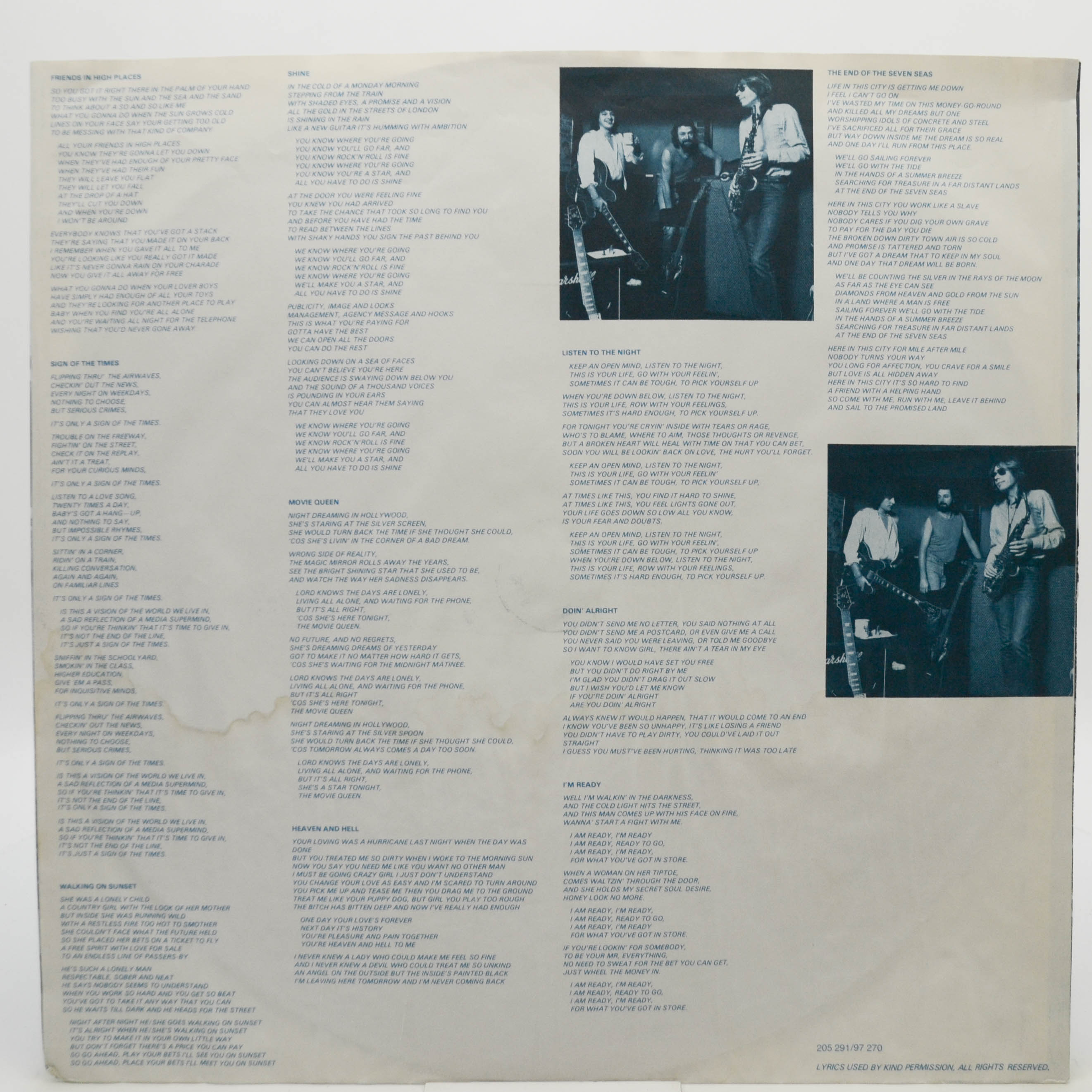 Climax Blues Band — Sample And Hold, 1983